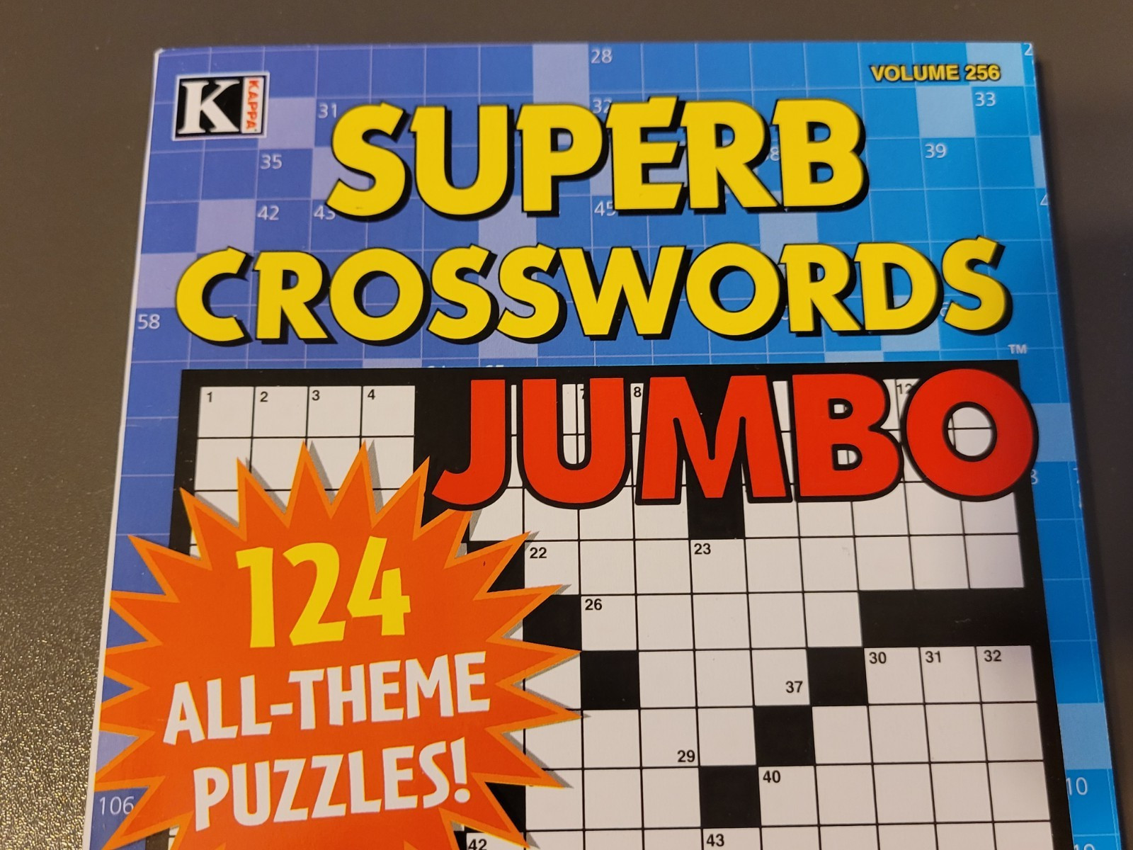 Superb Crosswords Jumbo Puzzle Book by KAPPA – 124 All-Themed Puzzles!