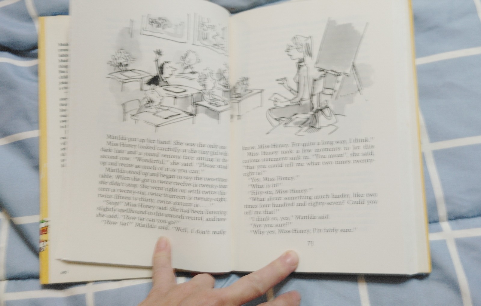 Matilda by Ronald Dahl — Hardcover, DJ — 1st Edition, 3rd Print — 1988 Viking