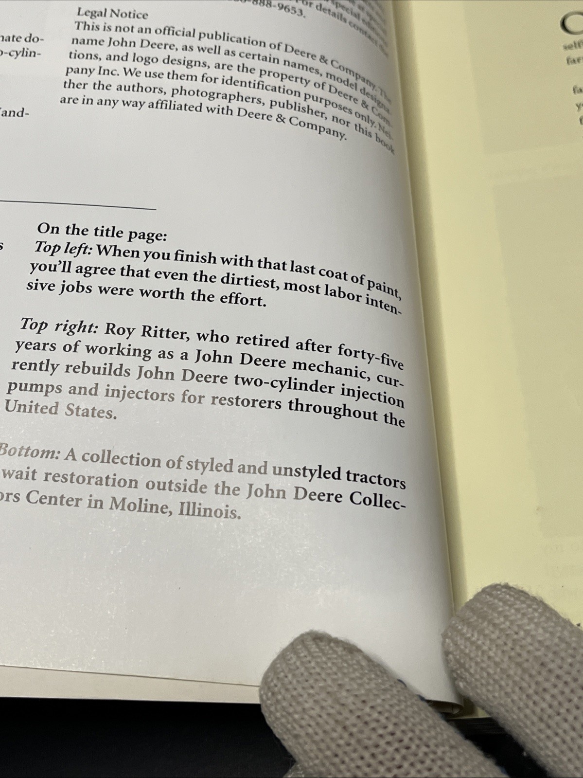 How to Restore Classic John Deere Tractors by Tharran Gaines (2003) illustrated