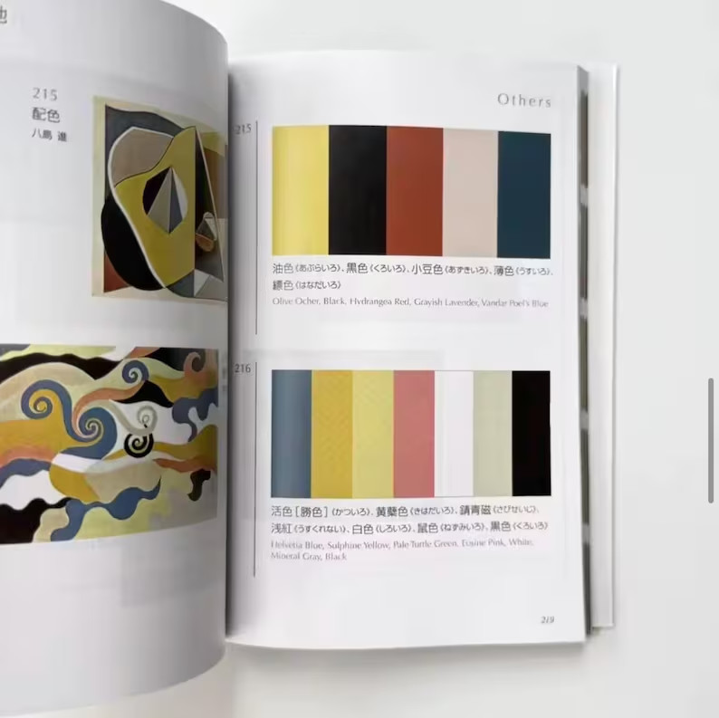 A Dictionary of Color Combinations Vol.1 & 2 Set Japanese Creative Color