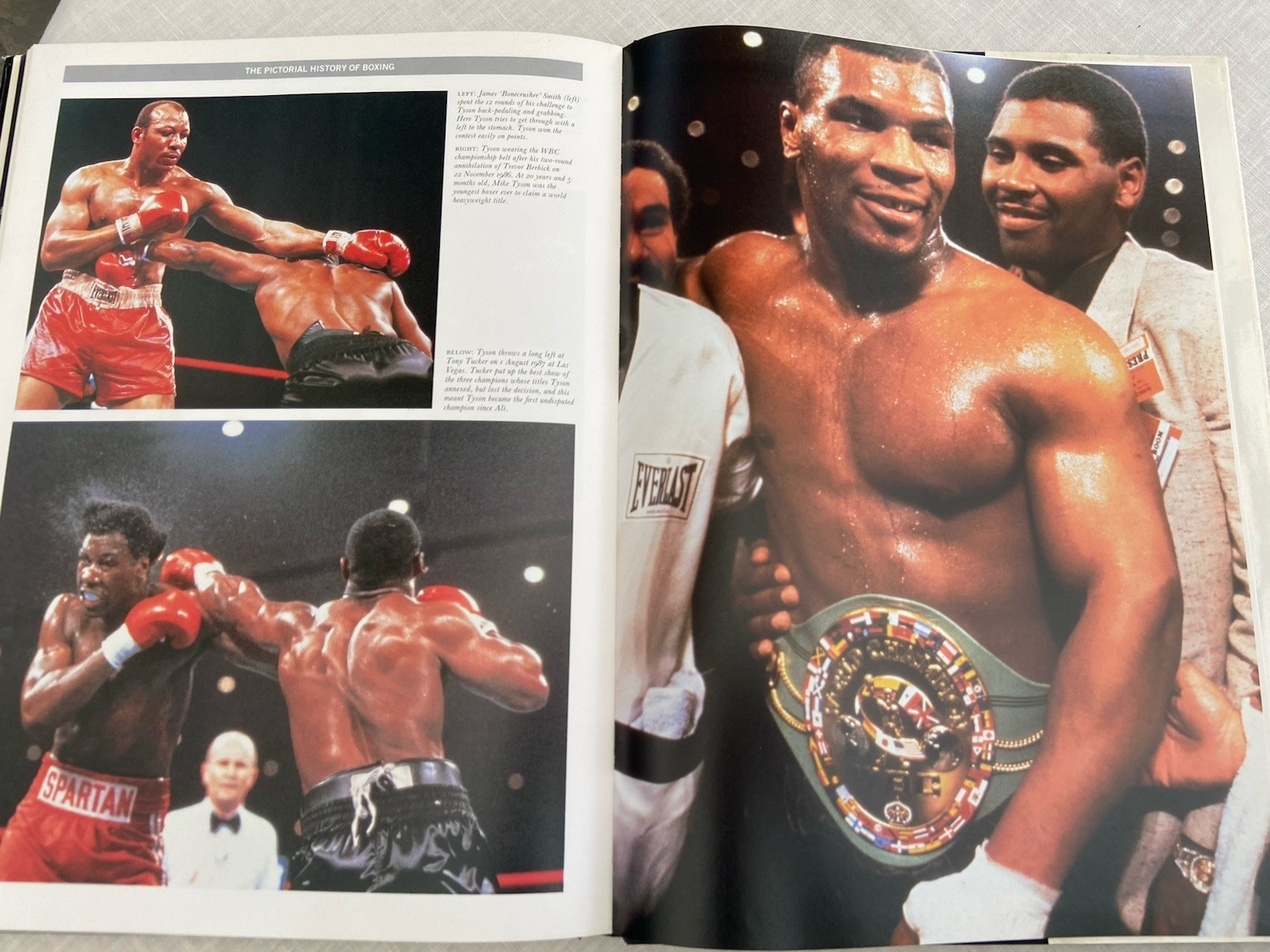 Vintage 1988, „Pictorial History of Boxing“ Peter Arnold XL Vg 1st Print FREE SH