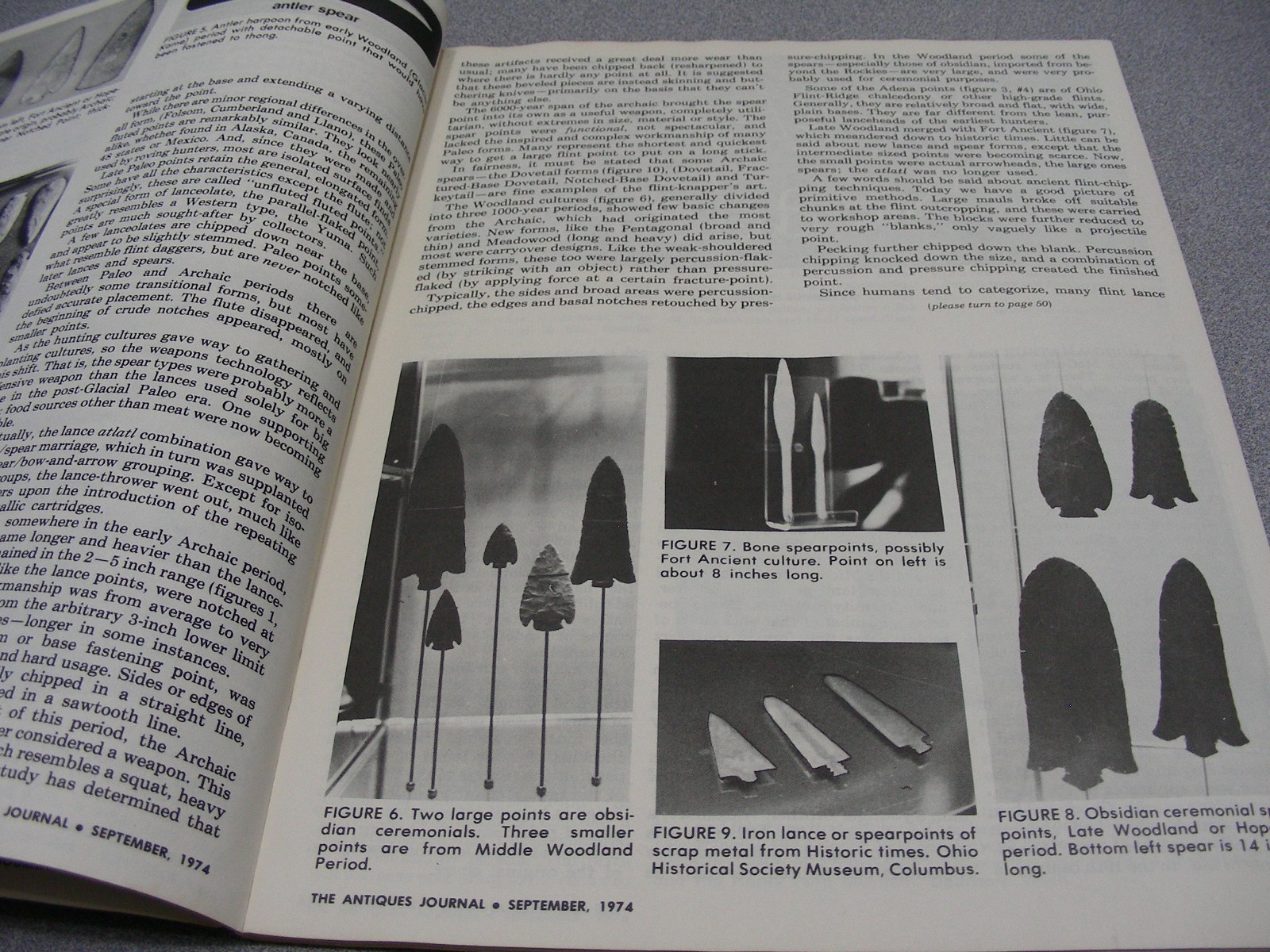 Antiques Journal – September 1974 Vintage Magazine
