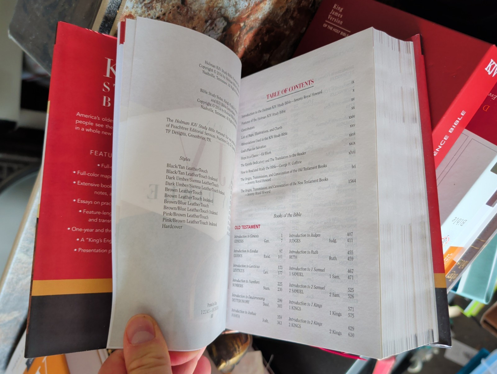 UNUSED GIFTABLE KJV BIBLE LOT J1: Giant Print/Study/Compact/I AM/Genuine Leather