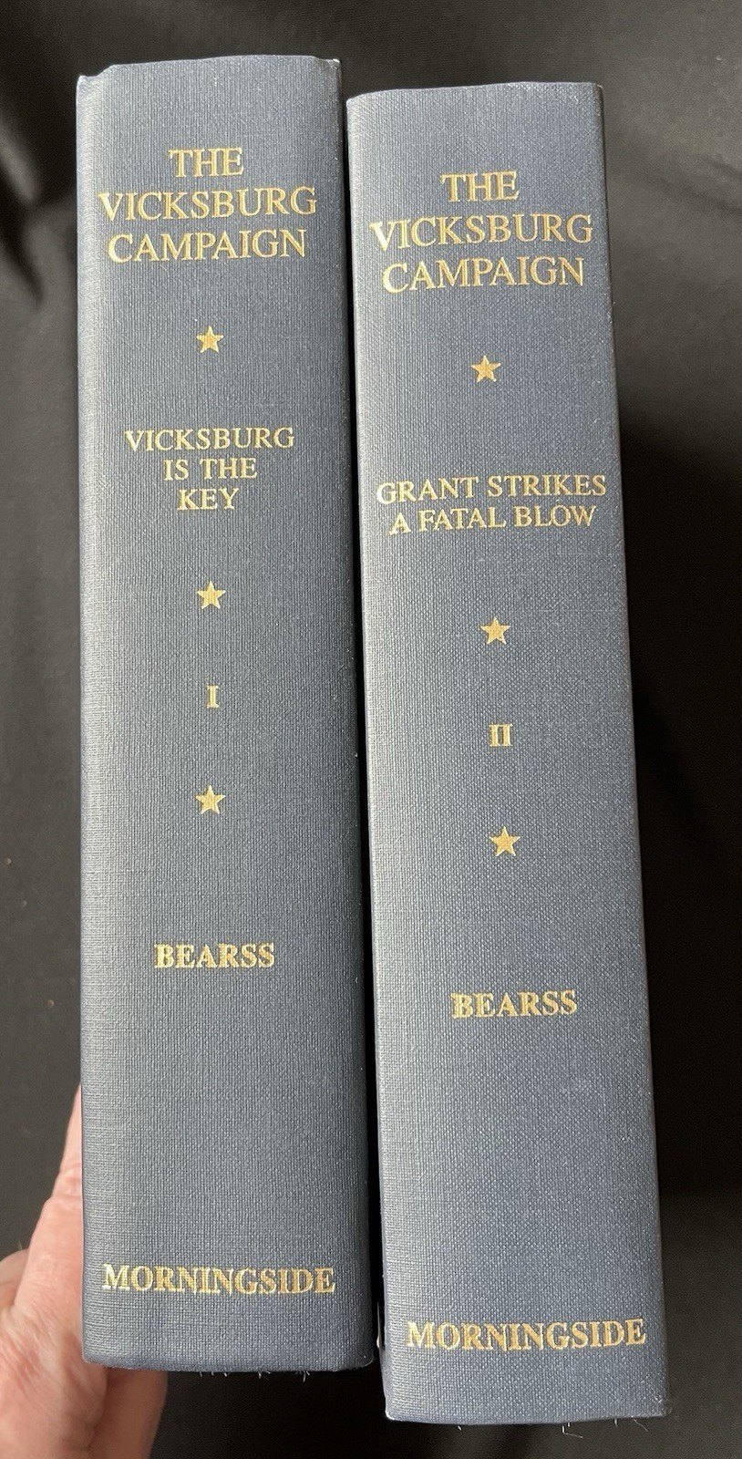 Vicksburg Campaign Vols 1 & 2 by Edwin C. Bearss—SIGNED—1985—Hardcover & Illus