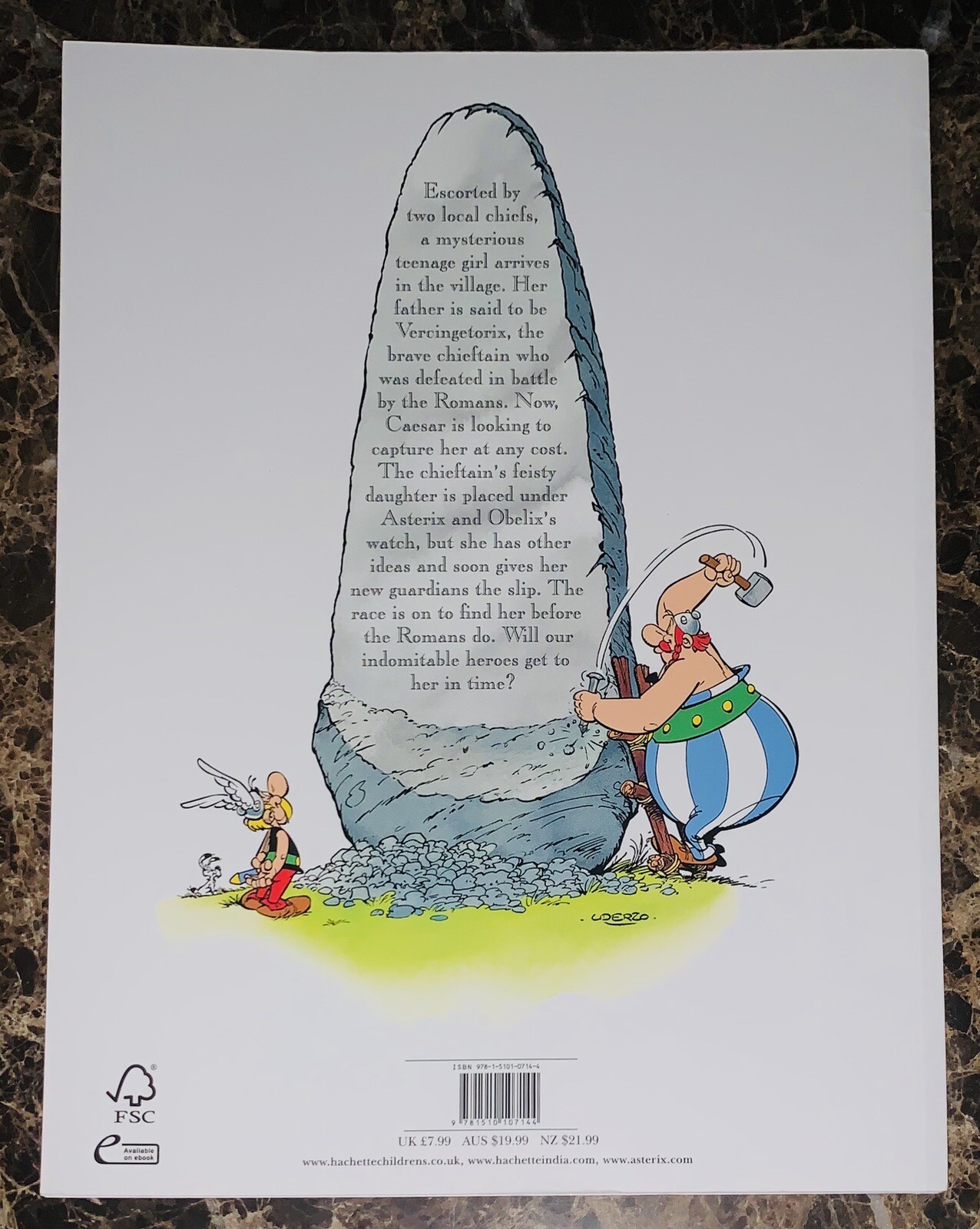Asterix And The Chieftain’s Daughter: Album 38 Excellent Colorized Comic Book
