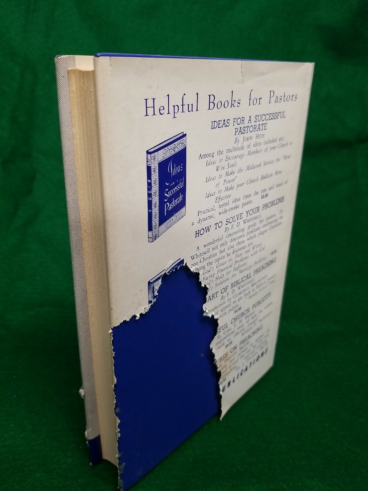 1953 CHRISTIAN STEWARDSHIP AND CHURCH FINANCE by H.W. Ellis, HB,