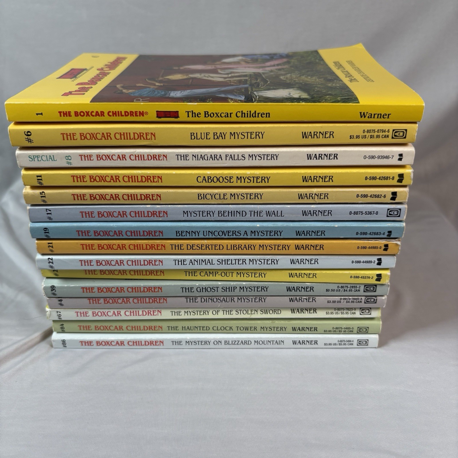 Vtg The Boxcar Children Book Lot of 15 Paperback #1 6 11 15 17 19 21 22 & more