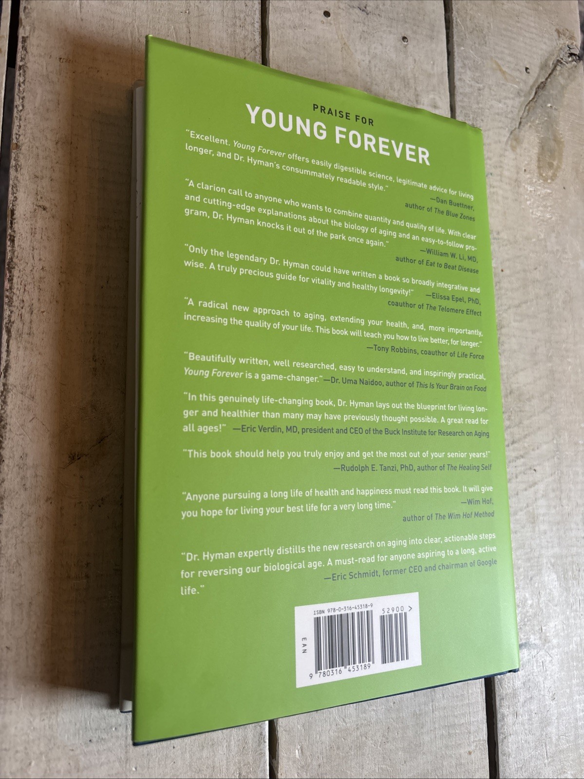 Young Forever SIGNED Dr Mark Hyman Longevity Health Hardcover Autographed