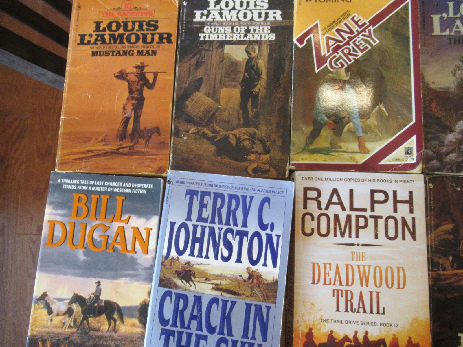 Old Western Paperback Books Lot of 27 Lamour Compton Johnstone etc Some Vintage
