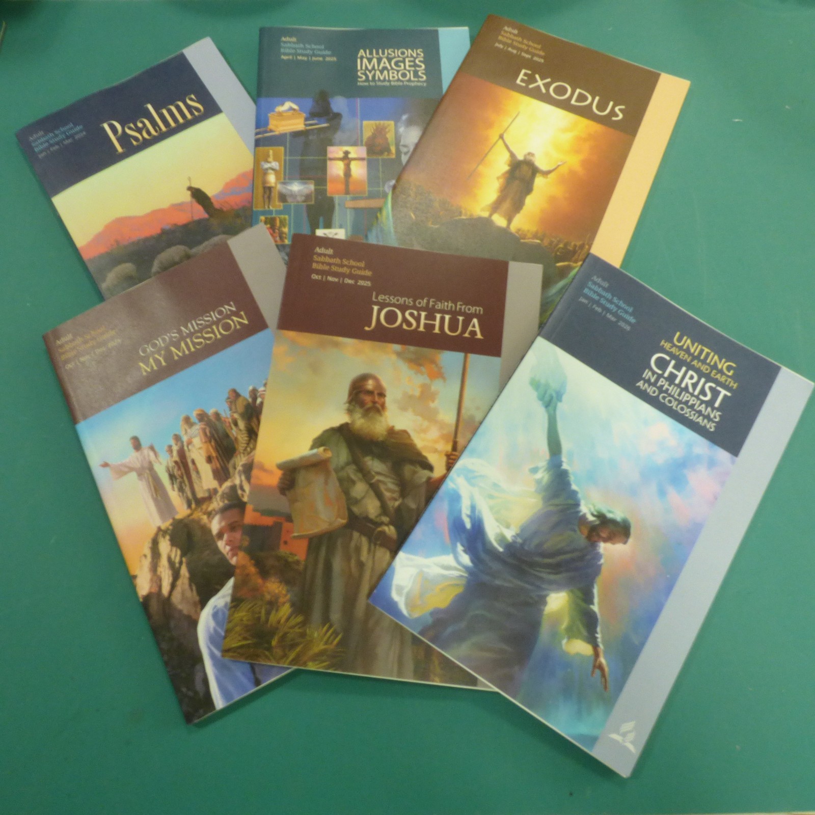 6 Adult Sabbath School Bible Study Guides SDA regular edition 2023-2026