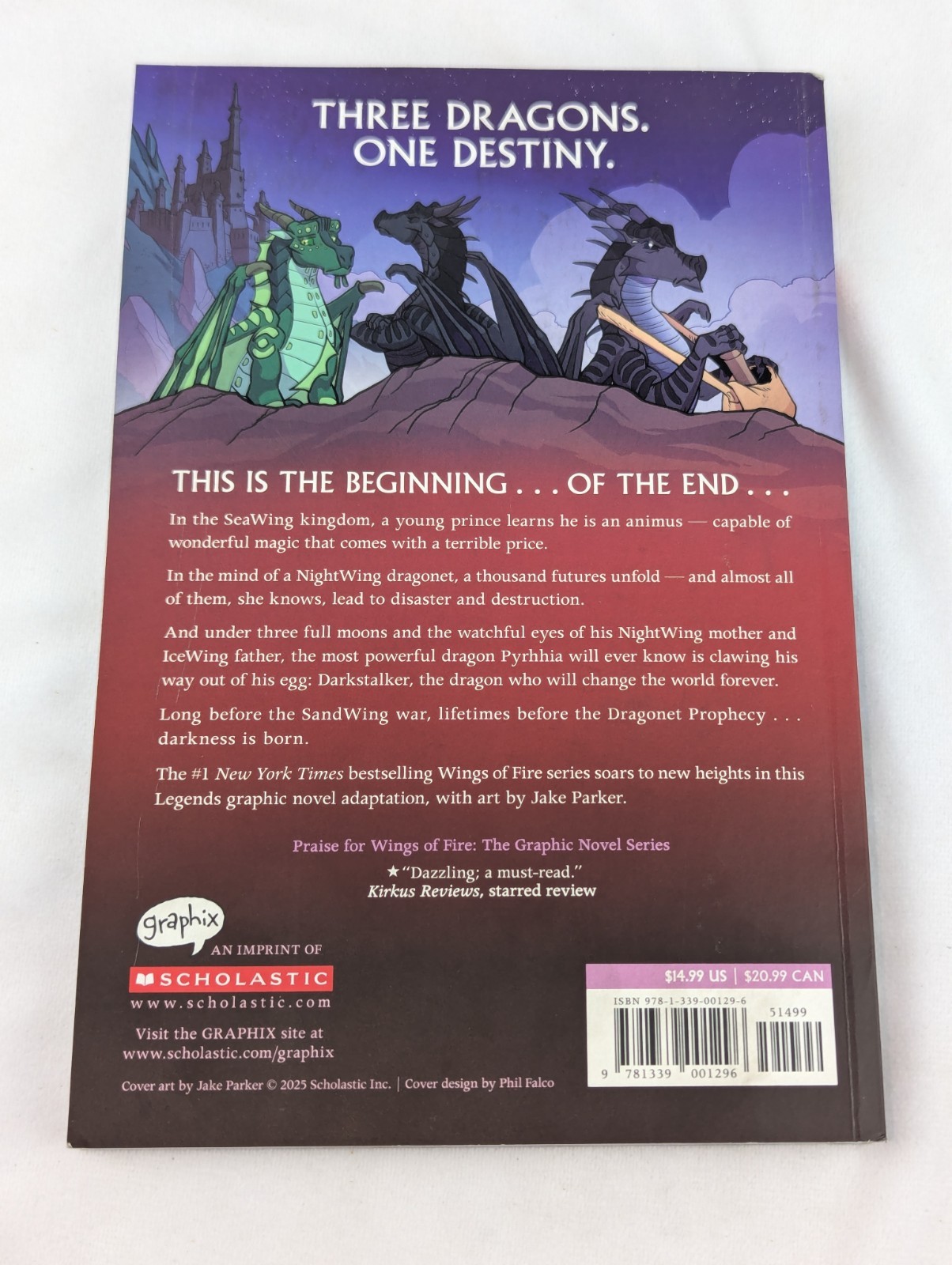 Darkstalker: A Graphic Novel (Wings of Fire: Legends Graphic Novel) Paperback