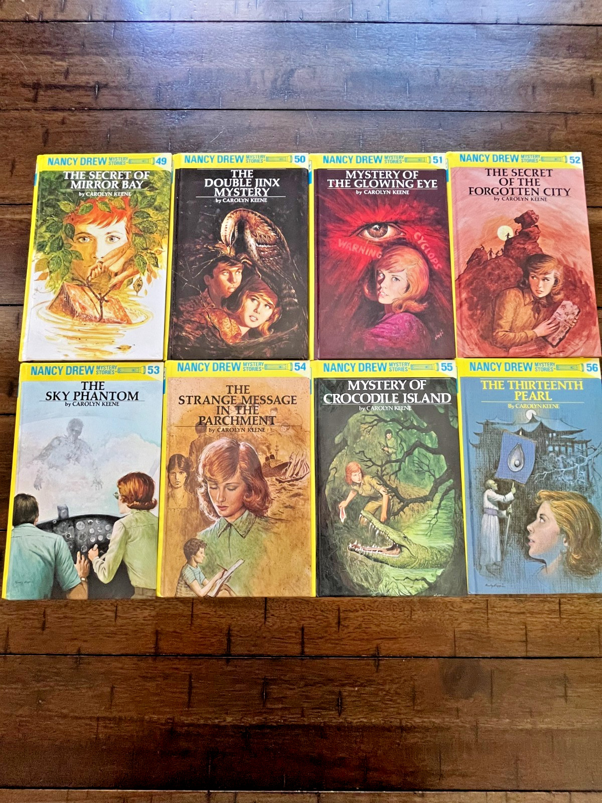 Complete Nancy Drew Flashlight Hard Cover Book Set 1-56