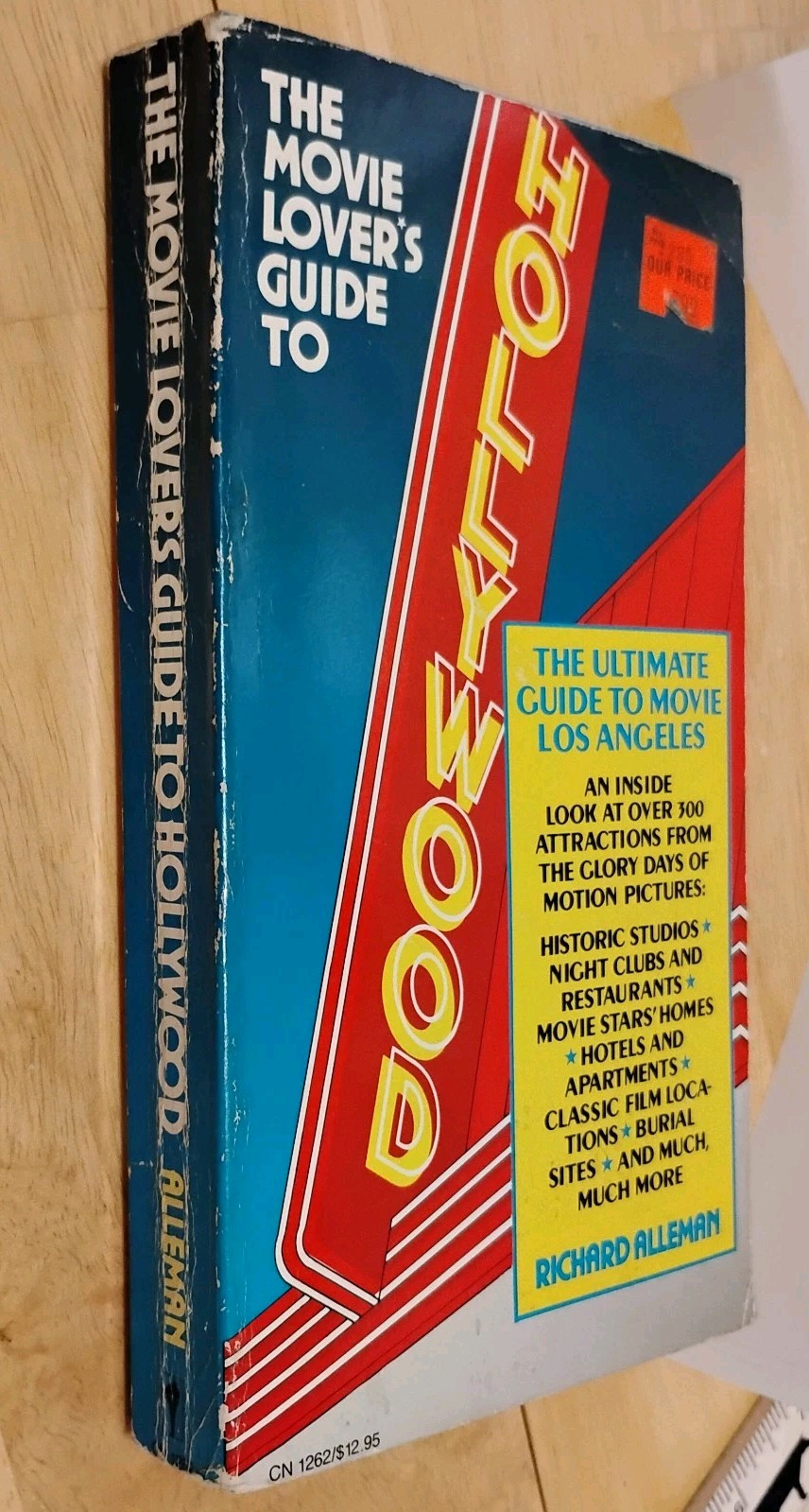 1985 The Movie Lover’s Guide to Hollywood Paperback Book 328 Pages Binding Loose
