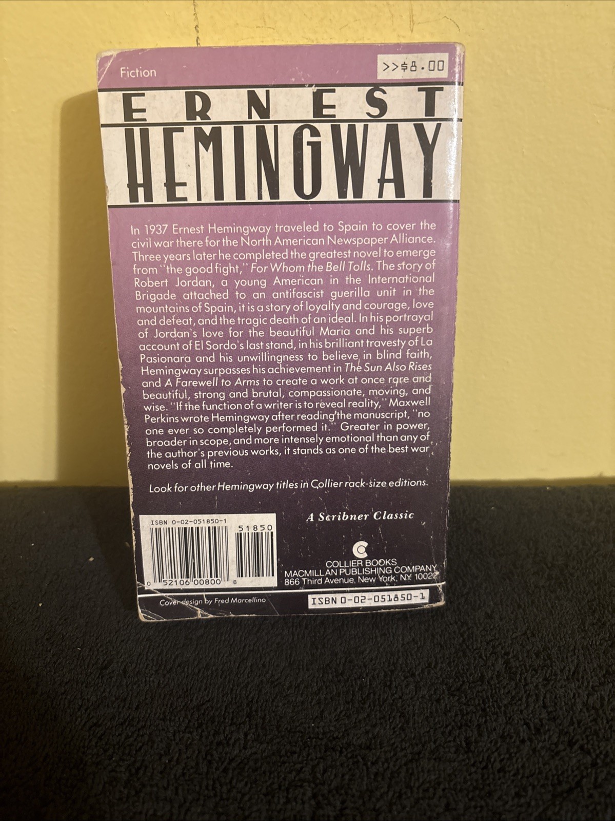 ernest hemingway for whom the bell tolls Paperback Book