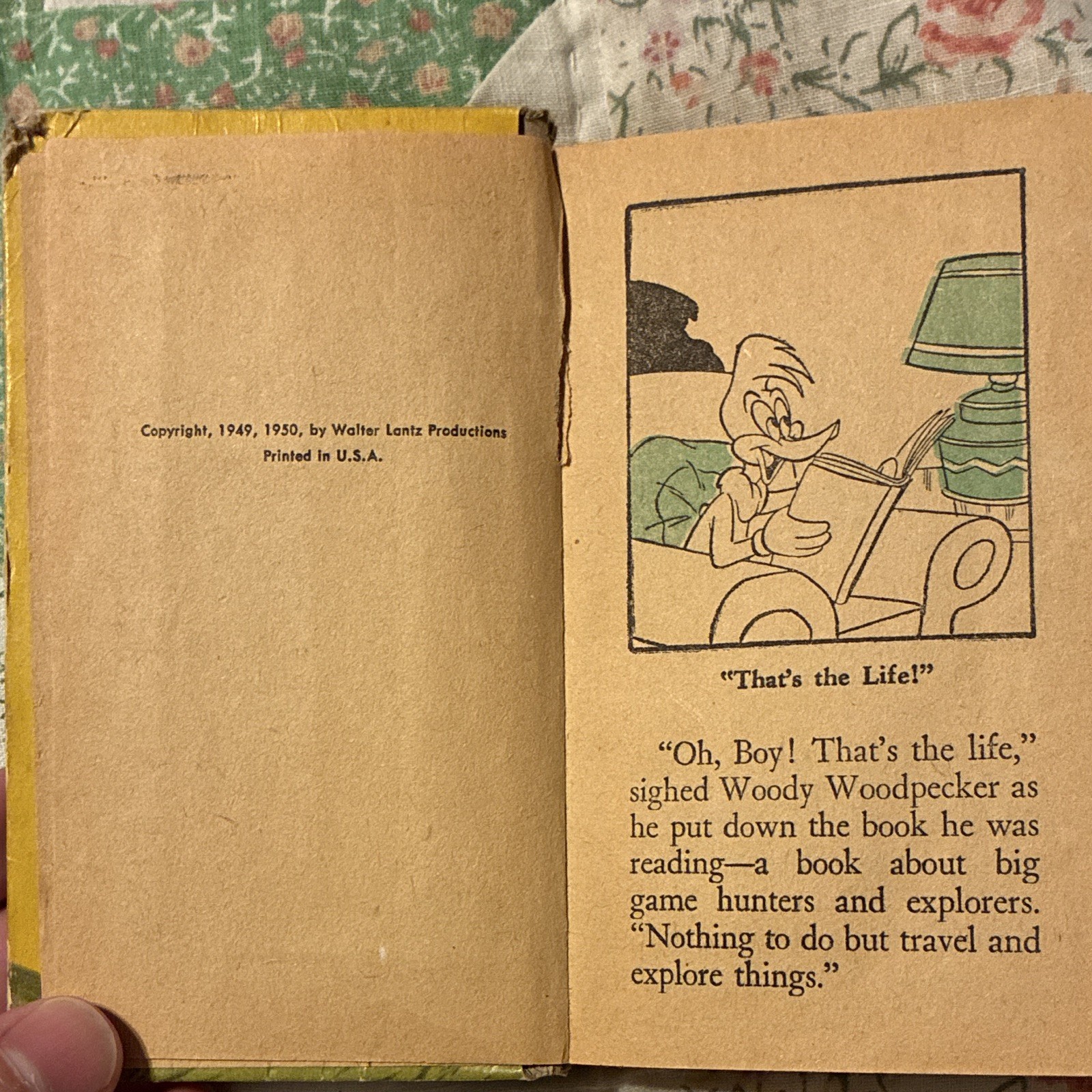Walter Lantz Woody Woodpecker Big Game Hunter HC Better Little Books 1950