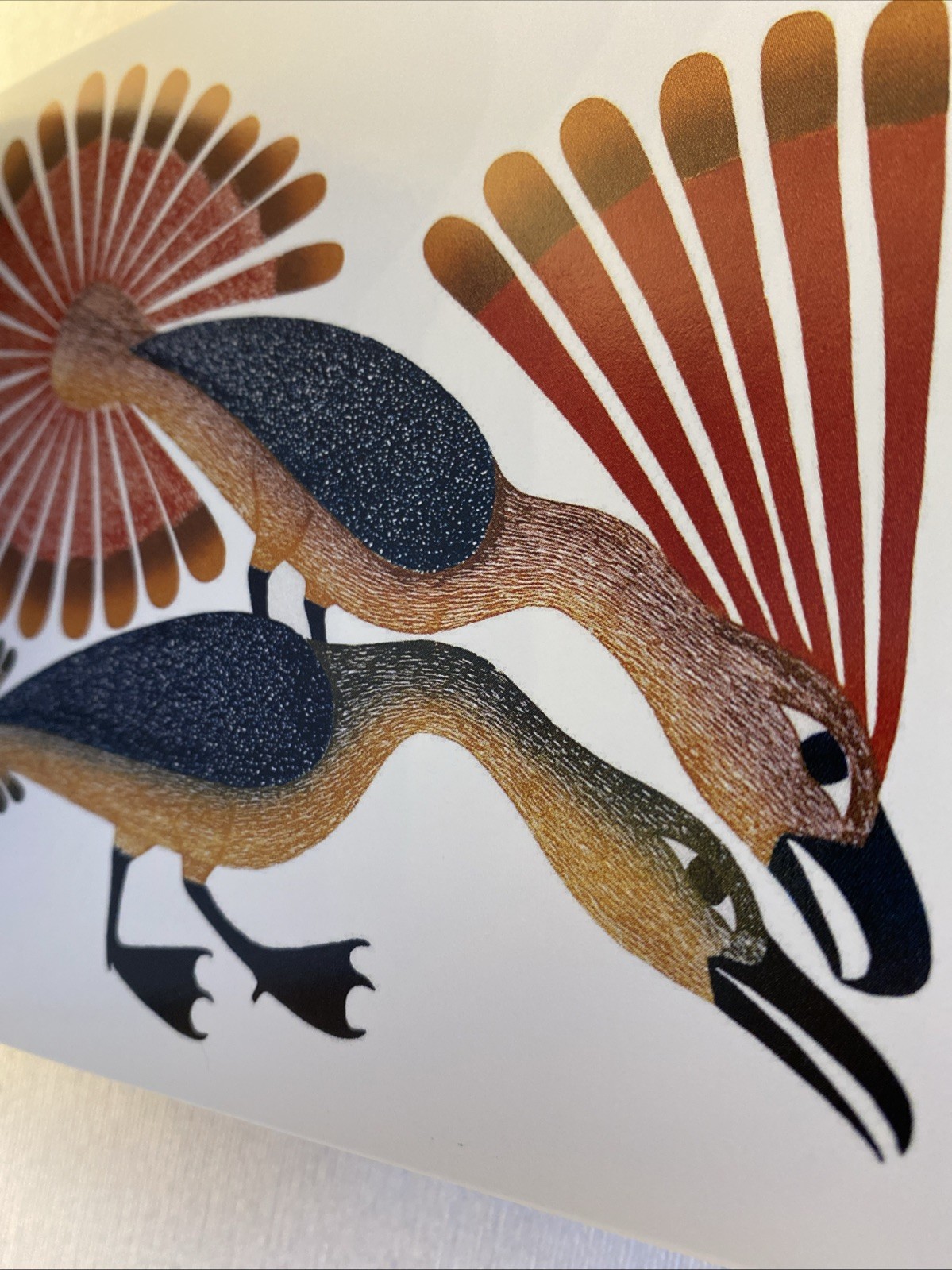Inuit Art Birds 30 Postcards Reproduced Lithos MFA Suitable For Framing