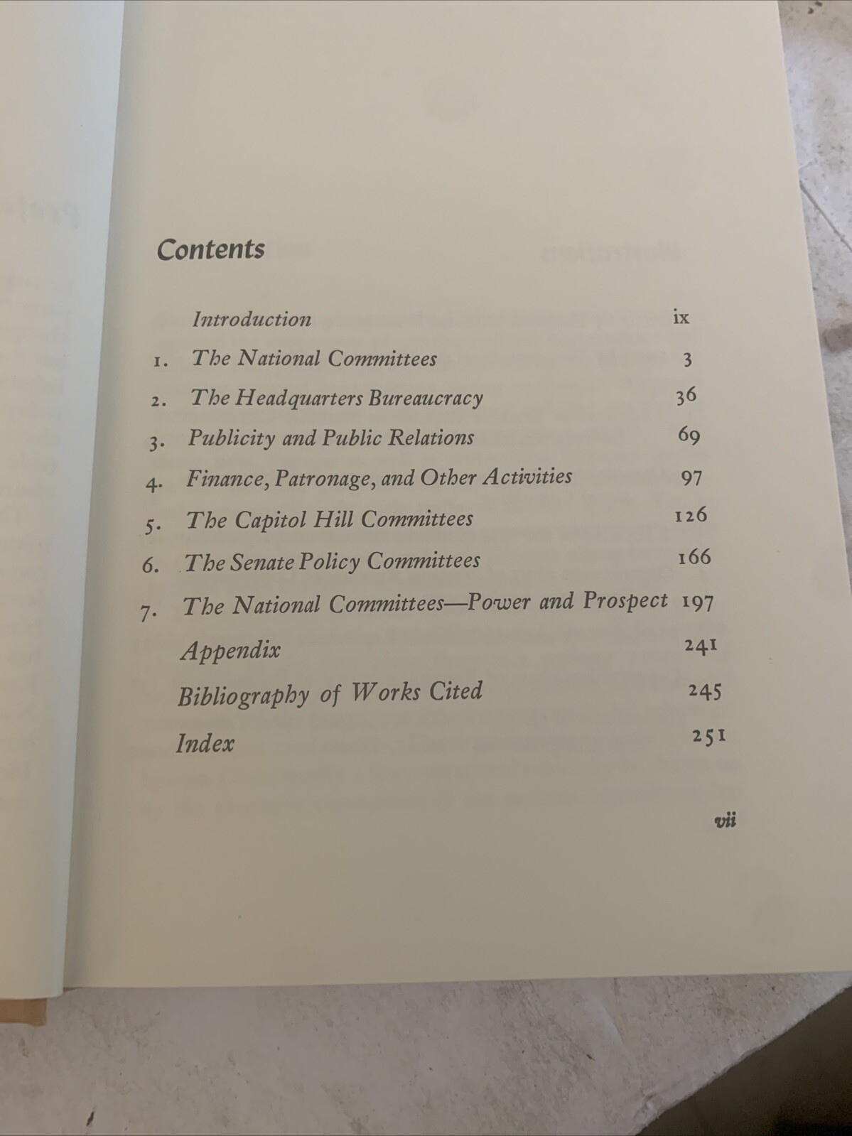 Party Committees And National Politics Hugh A. Bone Hardcover 1968