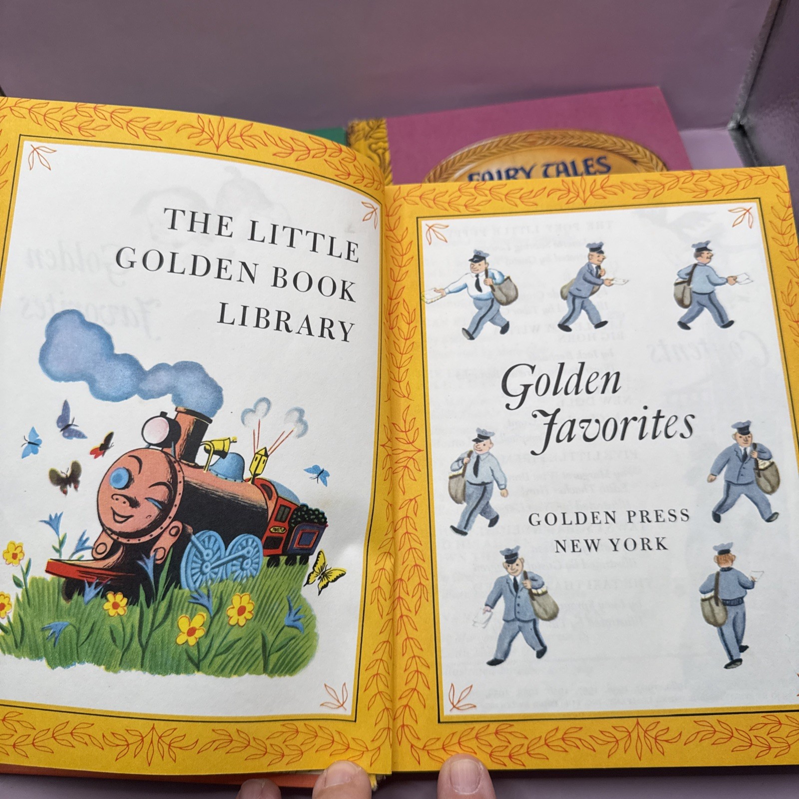 Vintage The Little Golden Book Library 1969 Four Book Boxed Set Hardcovers