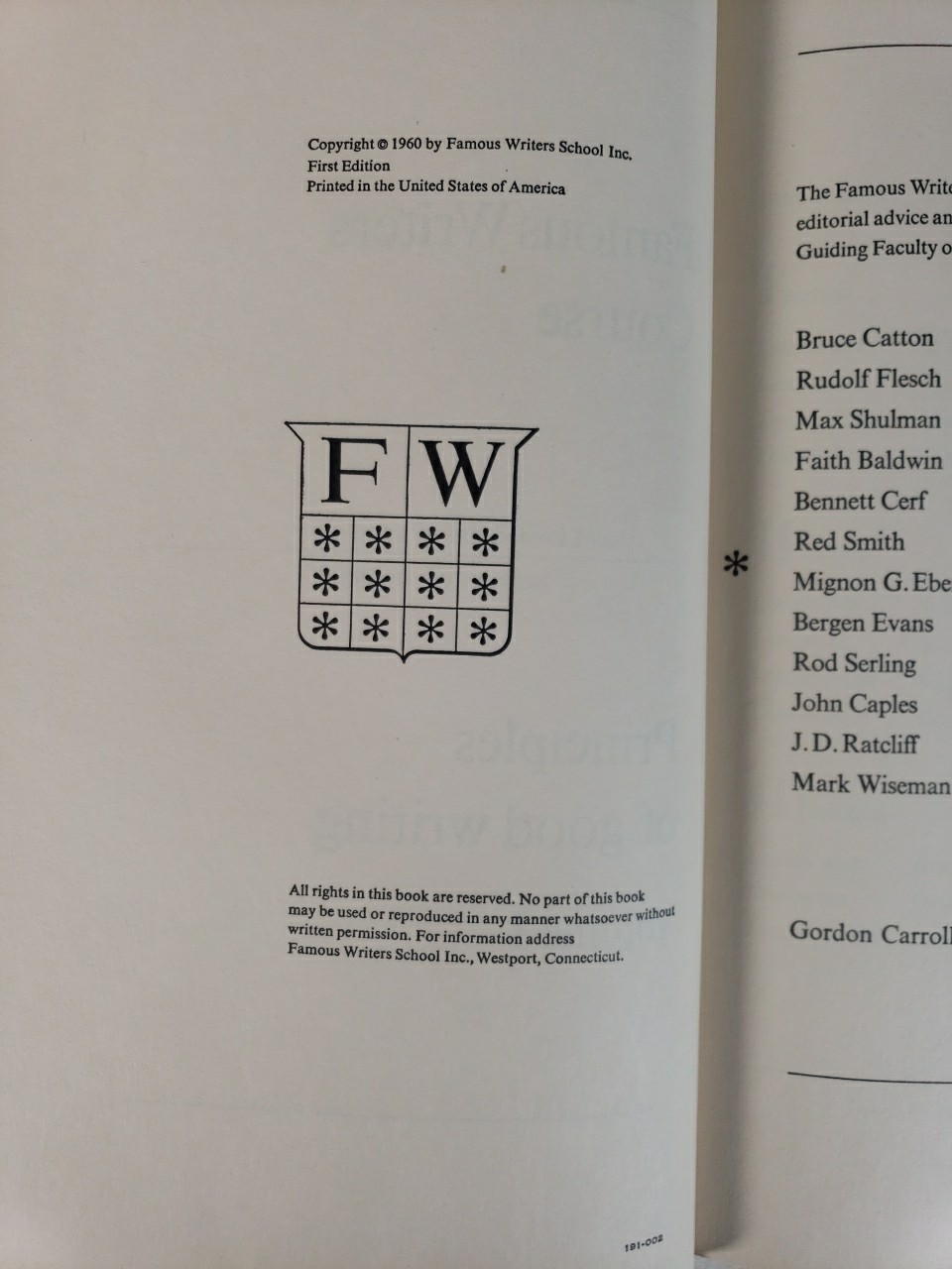Famous Writers Course Set Volumes 1, 3 & 4 (1960 – First Edition)