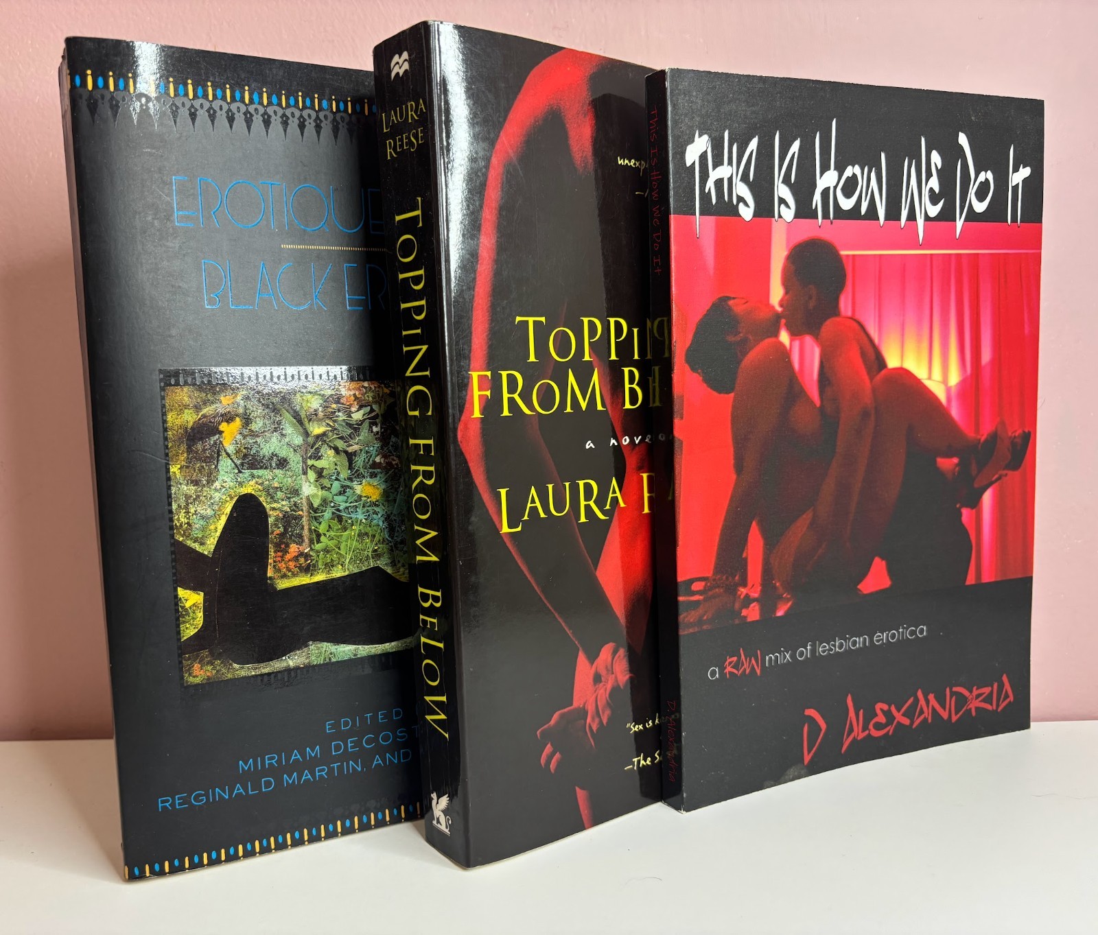 Black/queer erotic fiction (1990s-2010s), LGBTQIA+ short stories, poetry, novel