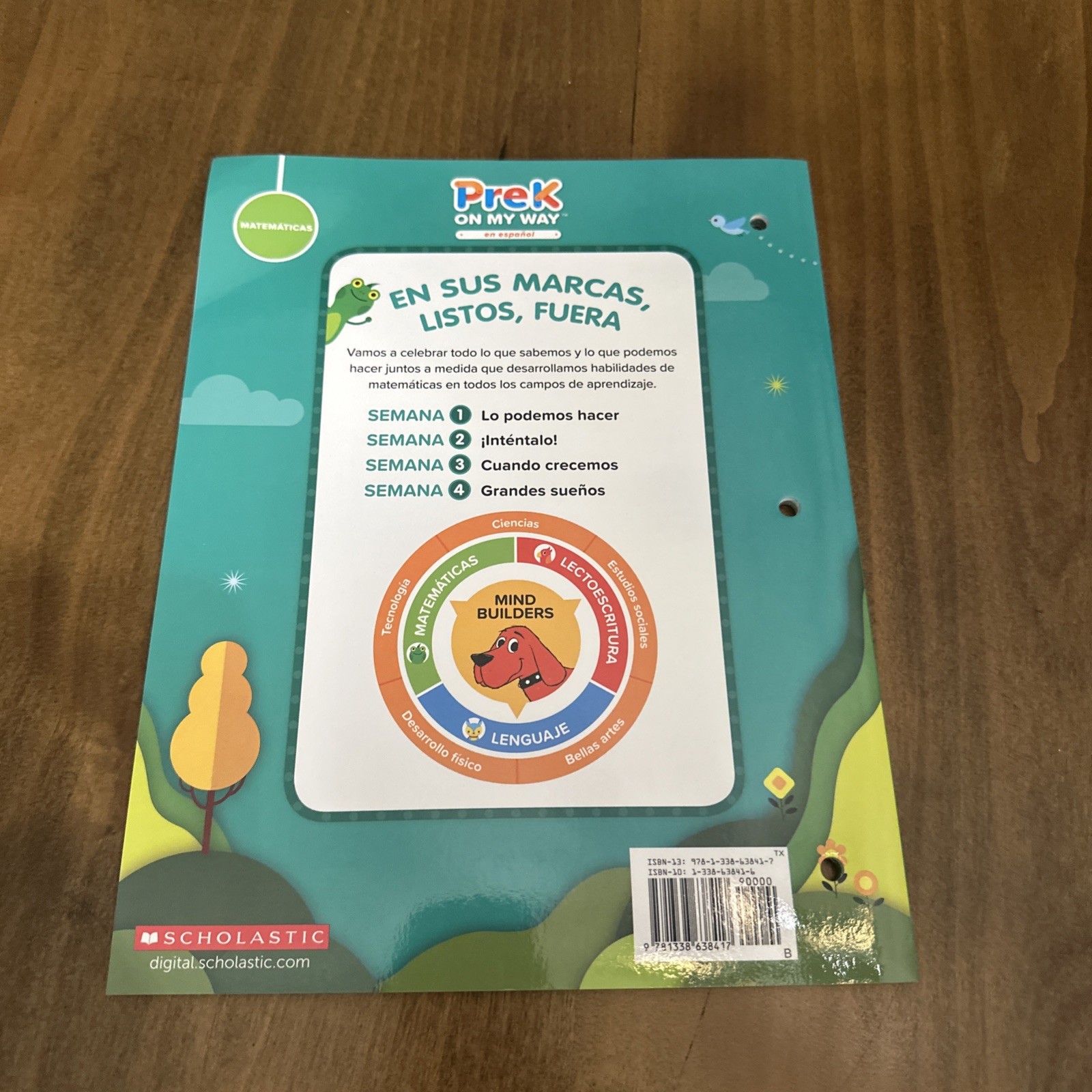 Scholastic Pre K On My Way Espanol Spanish Theme 1,3,8 Teaching Guide Vocabulary