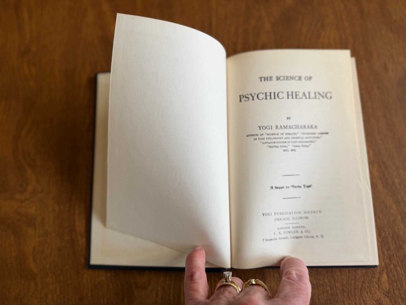 The Science of Psychic Healing – Yogi Ramacharaka HC 1937