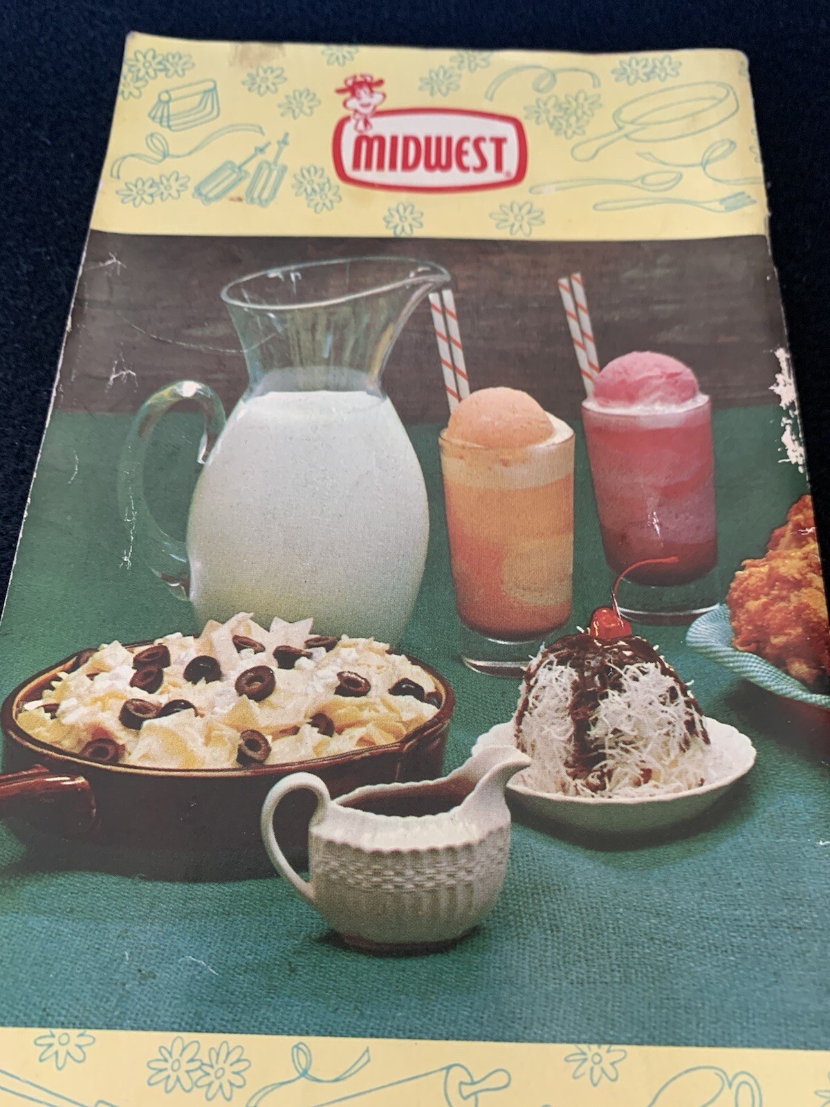 Vintage Midwest Recipe Softcover Cookbook 47 Pages