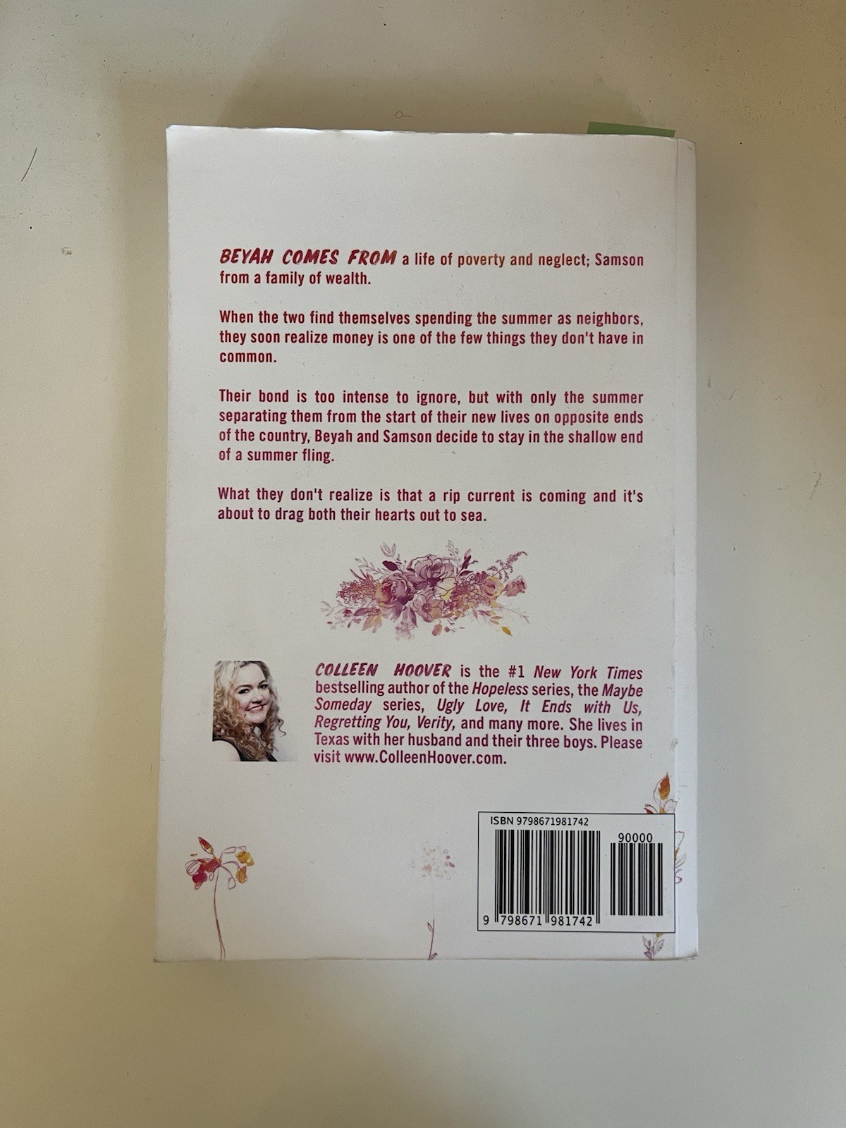Heart Bones : A Novel by Colleen Hoover (2023, Trade Paperback)