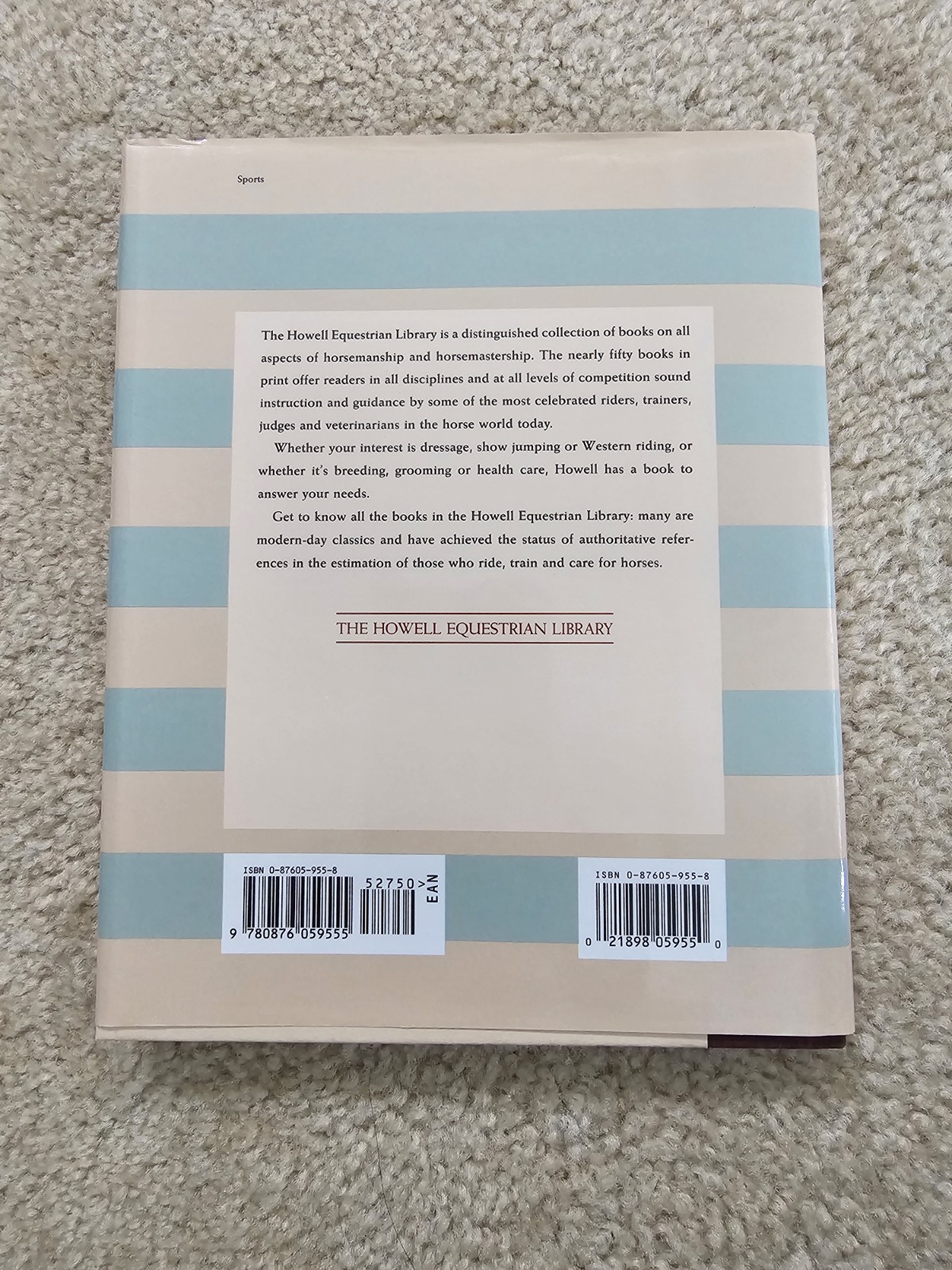 Horse Gaits, Balance and Movement by Susan E. Harris 1993 Hardcover