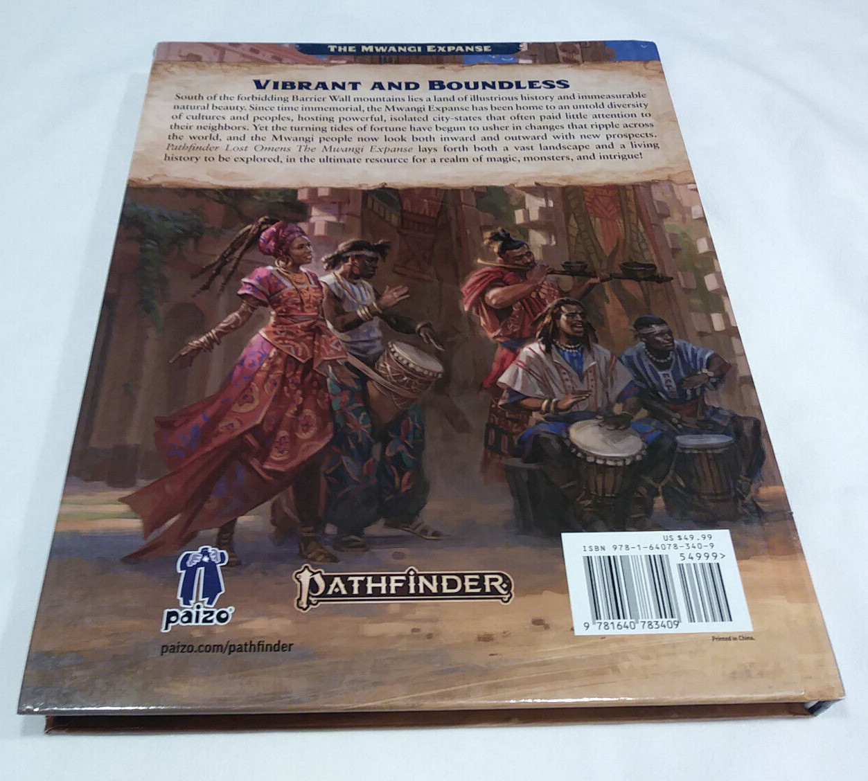 Pathfinder Lost Omens Mwangi Expanse, 2nd Edition, Hardcover HC, 2021, Paizo NOS