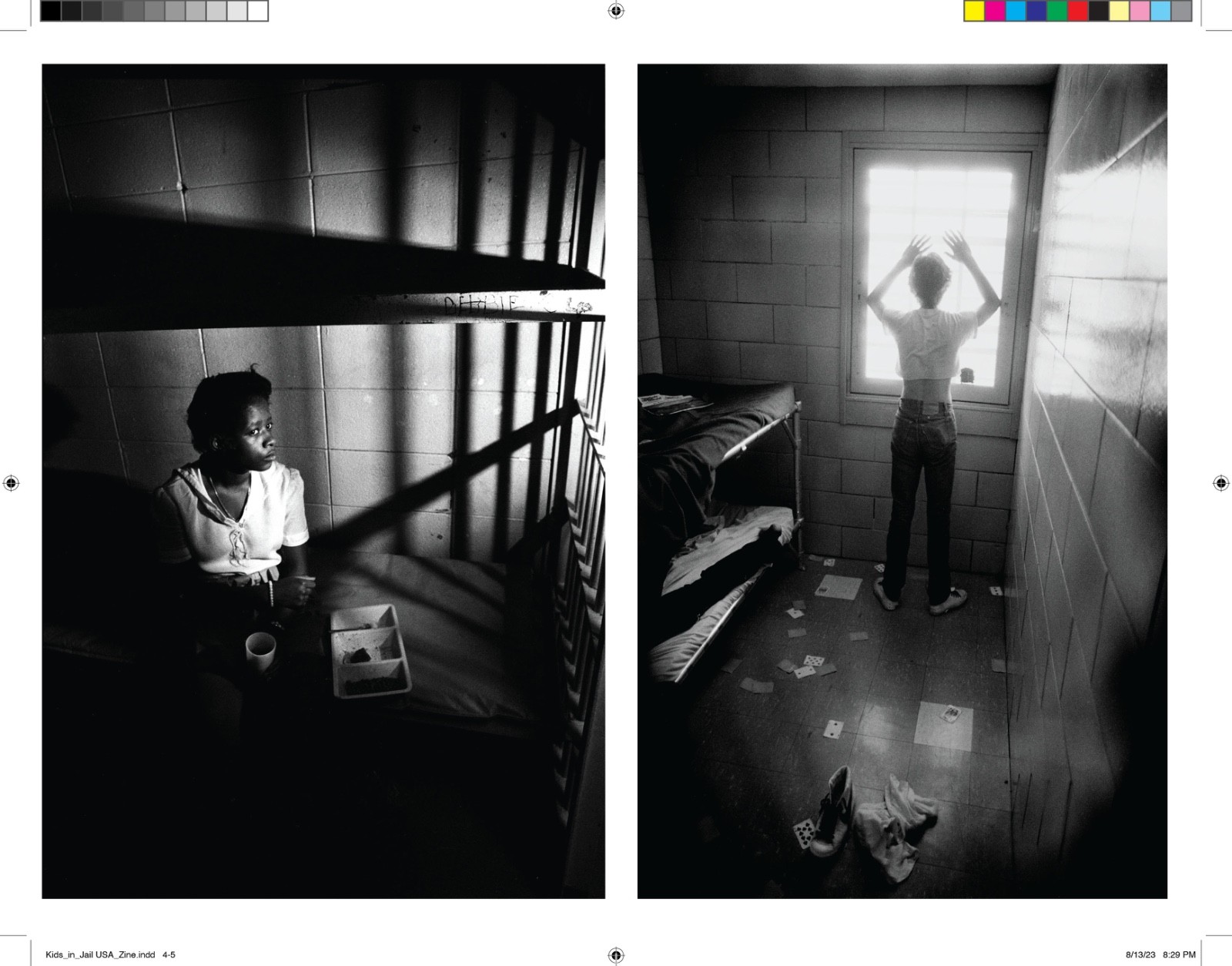 Kids in Jail United States 20 Page Zine Stephen Shames – signed