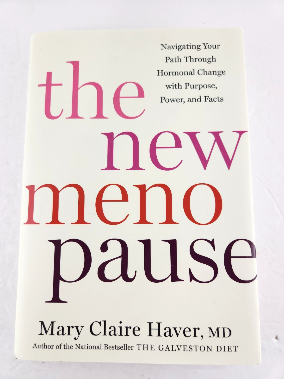 The New Menopause by Mary Claire Haver MD Hardcover Health & Fitness Menopause