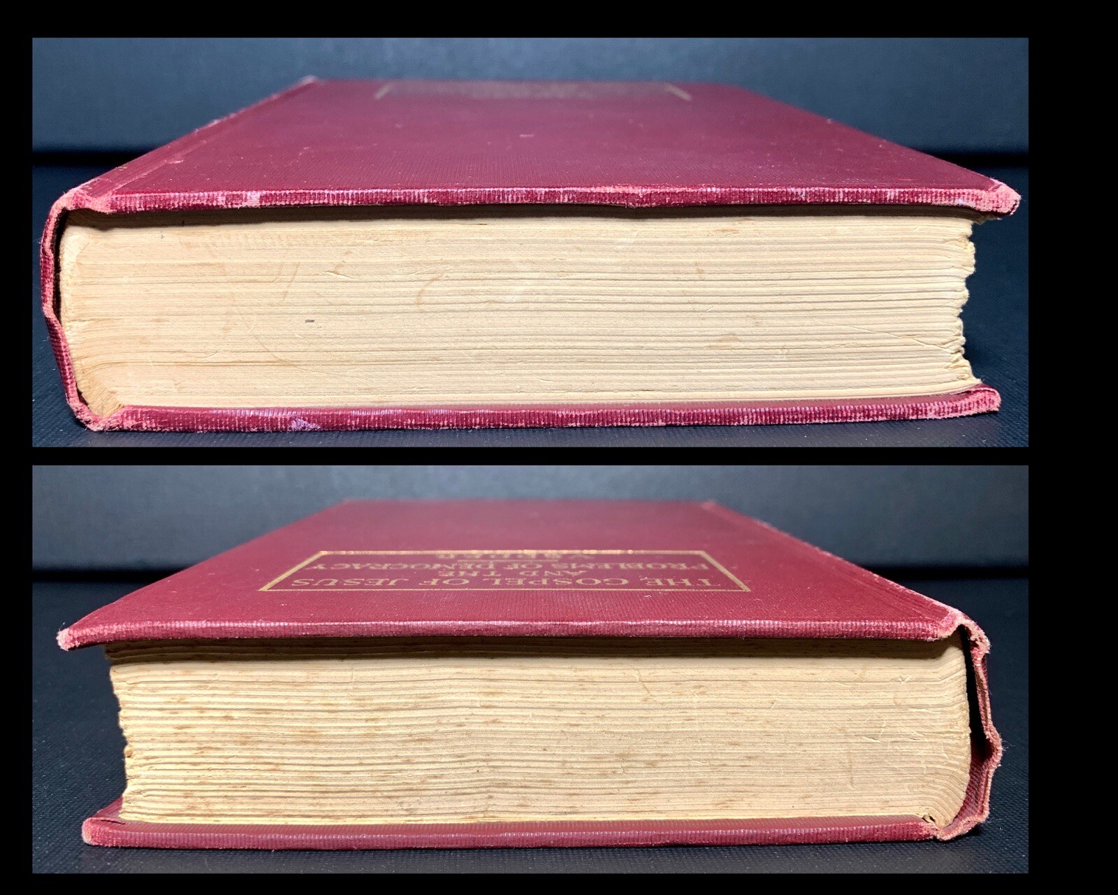 1910s ANTIQUE BOOK 1st Edition HC Democracy CHRISTIANITY social justice GOSPEL