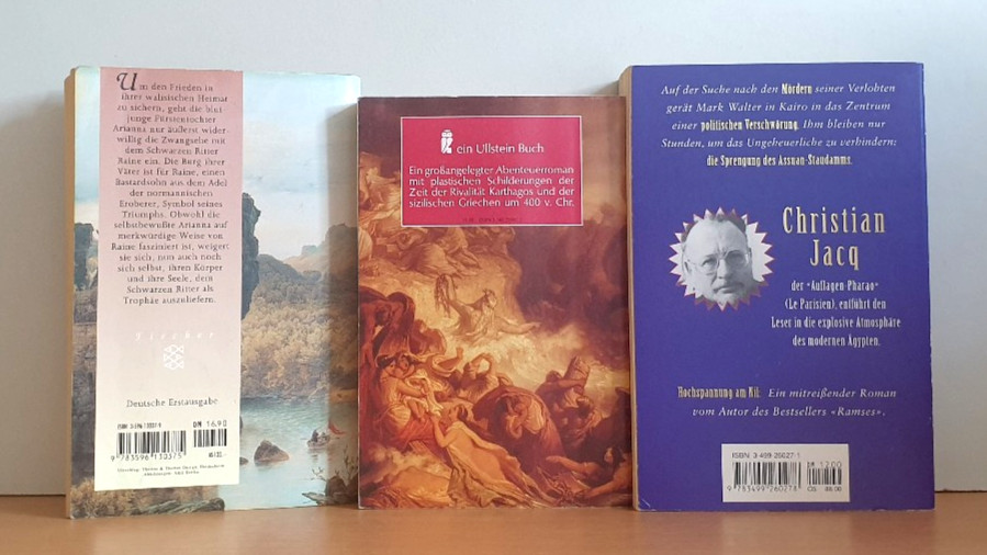BUCHPAKET+7 BÜCHER+FANTASY+GABRIELE HOFFMANN+JOHN MADDOX ROBERTS+TB+BUNDLE
