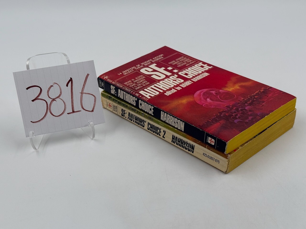 SF: Authors‘ Choice 1-2, Ed. Harry Harrison, Berkley PB 6/68, 5/70