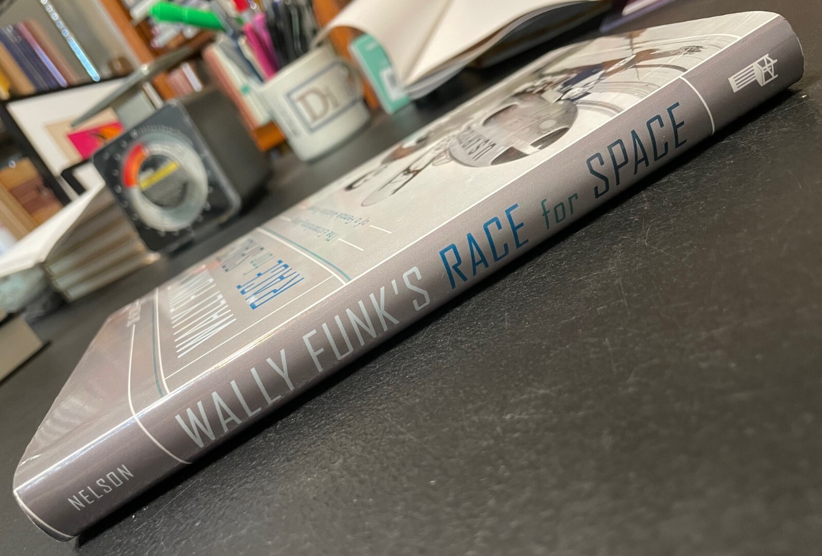 Wally Funk signed WALLY FUNK’S RACE FOR SPACE, 1st/1st, dust jacket cover
