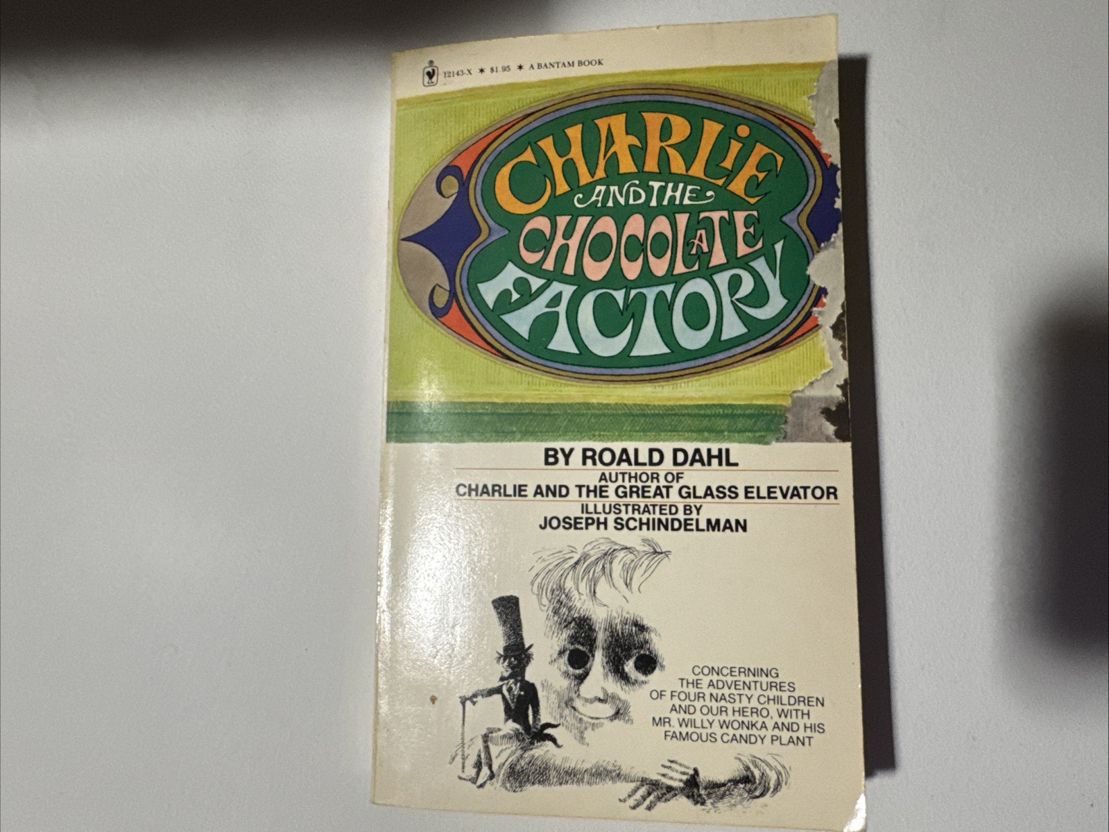 Charlie and The Chocolate Factory by Roald Dahl 1979 Bantam Edition Paperback