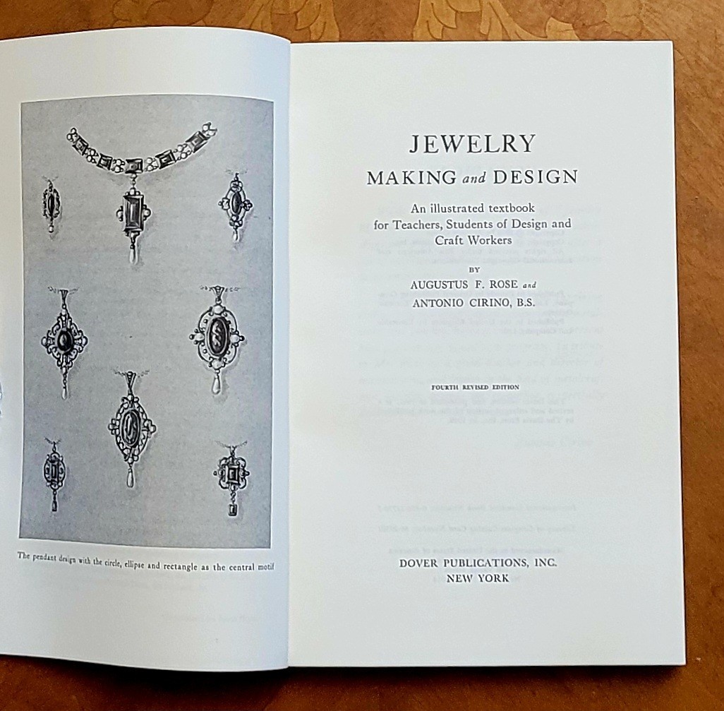 Jewelry Making and Design by A.F.Rose & A.Cirino, 1967, 306 pages, like new.