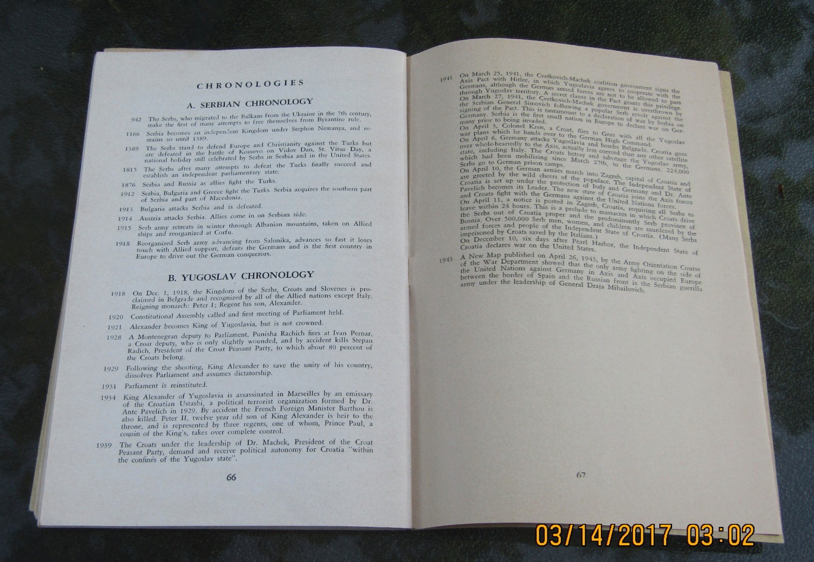 1943 Chetnik Tells The Facts About Fightning Serbs Ruth Mitchell Softbound Book
