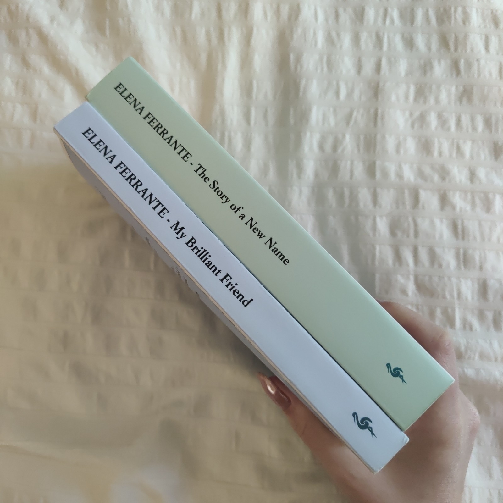 The Neapolitan Novels box set by Elena Ferrante(Europa Editions,trade paperback)