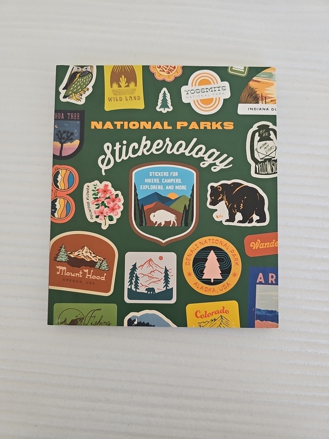 The National Parks Traveler’s Companion Journal and Sticker Book Paperback NEW