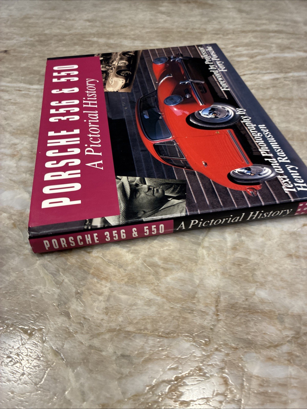 Porsche 356 and 550: A Pictorial History ~ by Henry Rasmussen ~ Hardcover