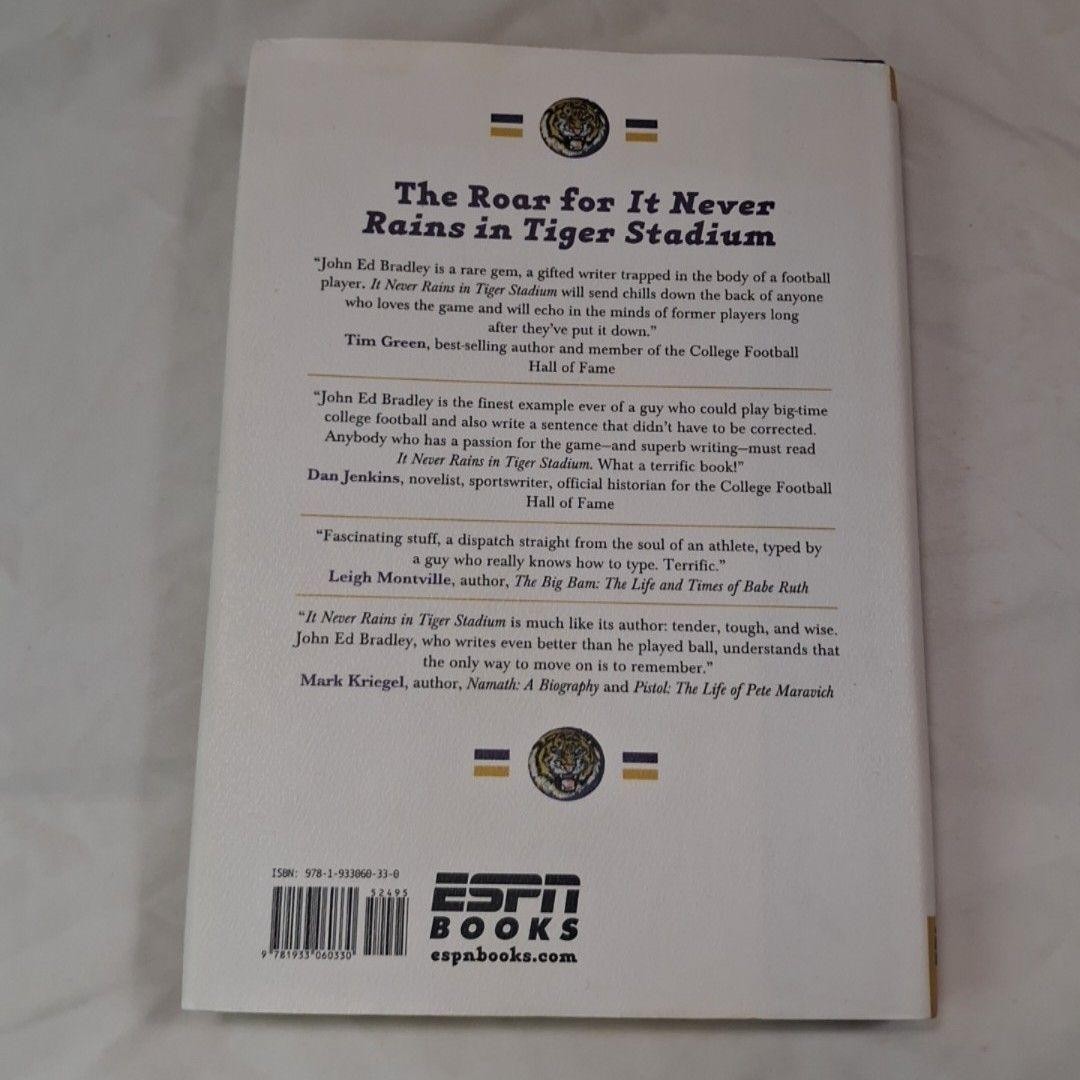 It Never Rains In Tiger Stadium John Ed Bradley Hardcover ESPN Books 2007