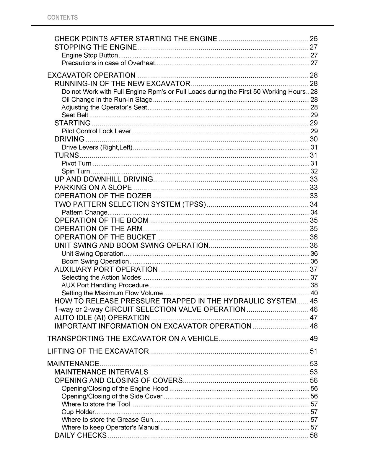 KUBOTA U35-4 EXCAVATOR OPERATORS MANUAL – STEEL WIRE BOUND – STRONG JACKET