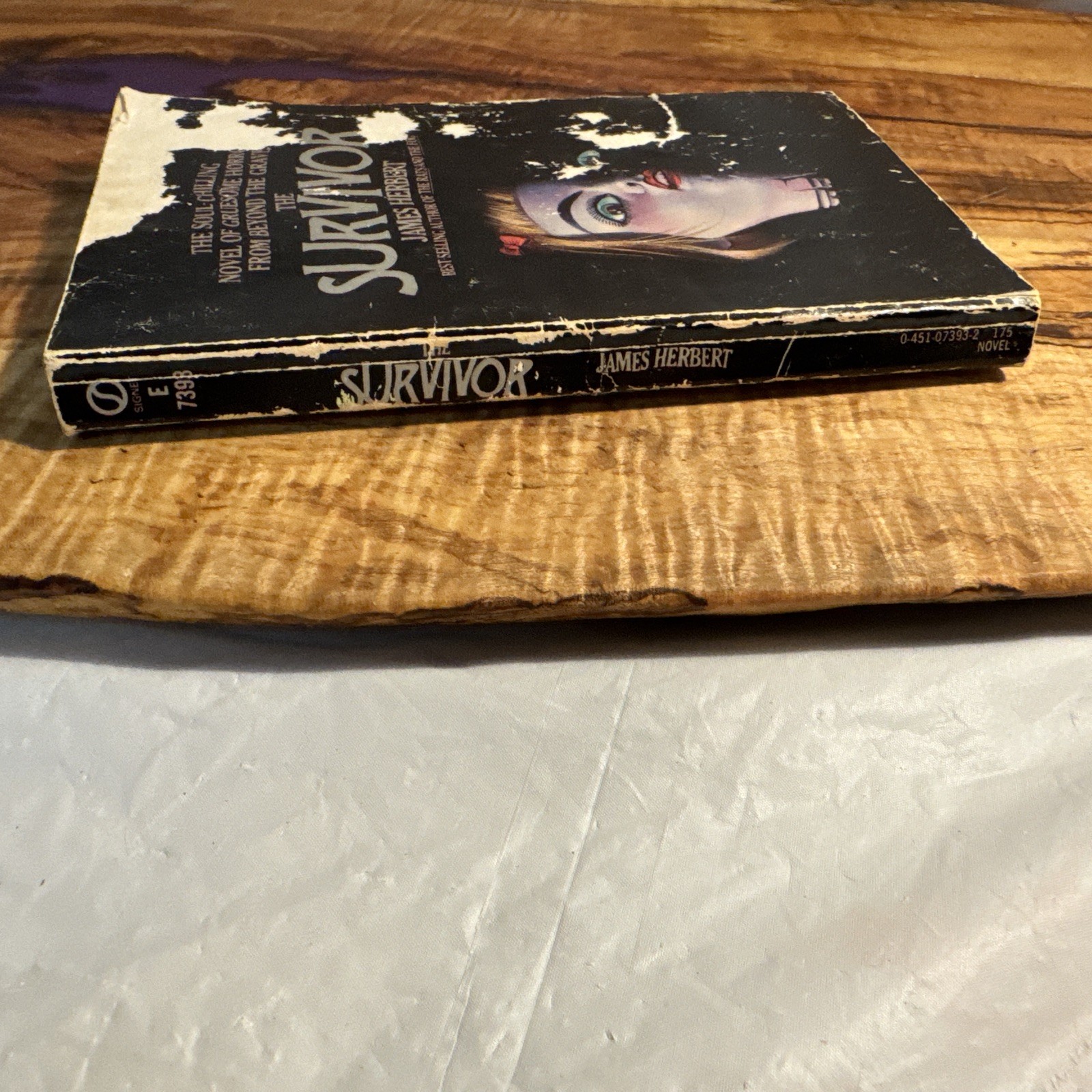 THE SURVIVOR 1977 PAPERBACK BOOK BY JAMES HERBERT