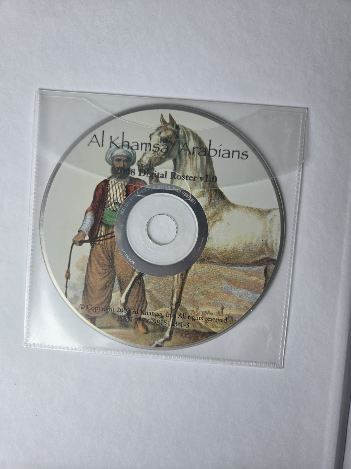 Al Khamsa Arabians III Arabian Horse Equestrian Book + Disc