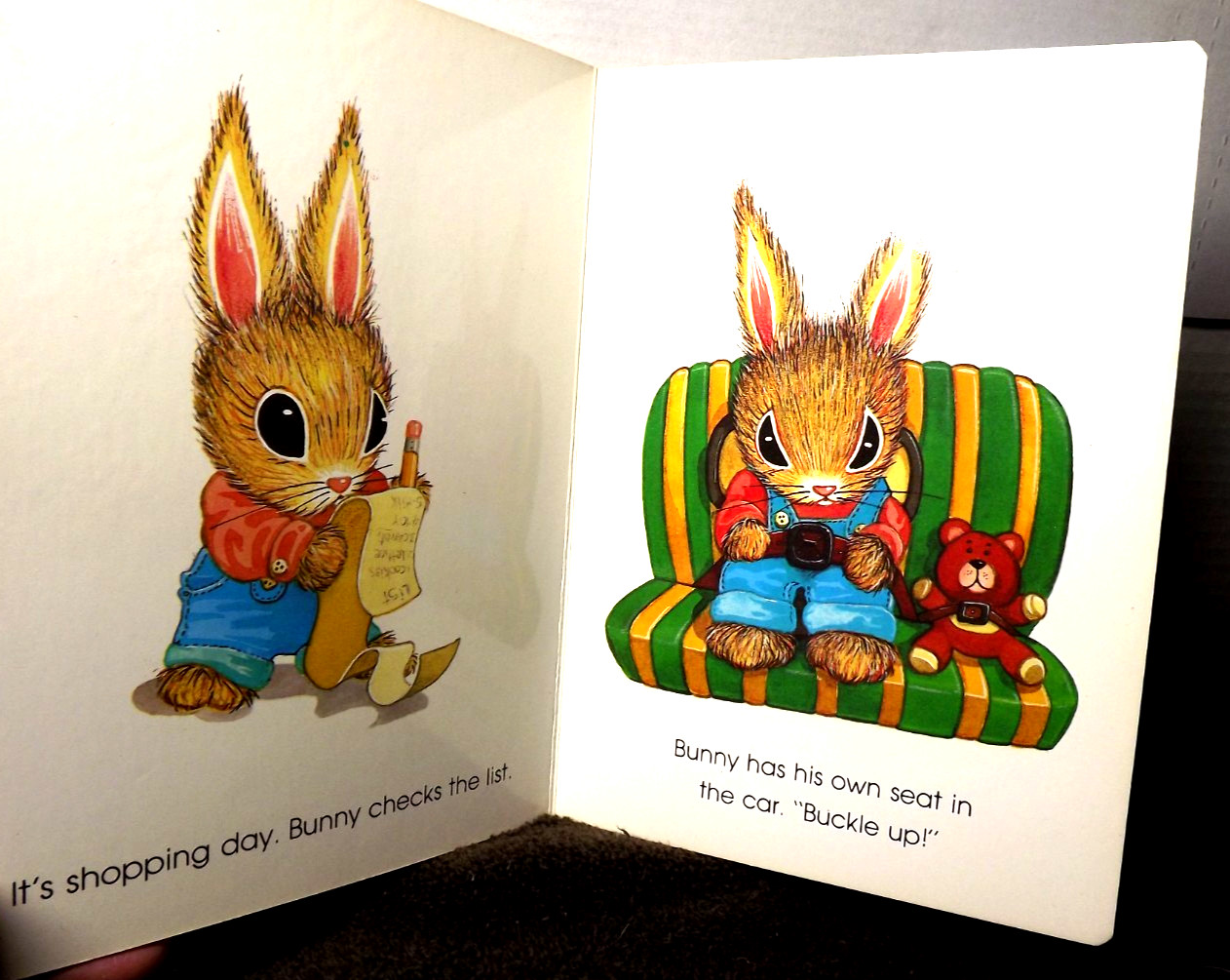 Bunny Goes To Market – Children’s Board Book – by Stephen Cosgrove & C. Rasoner