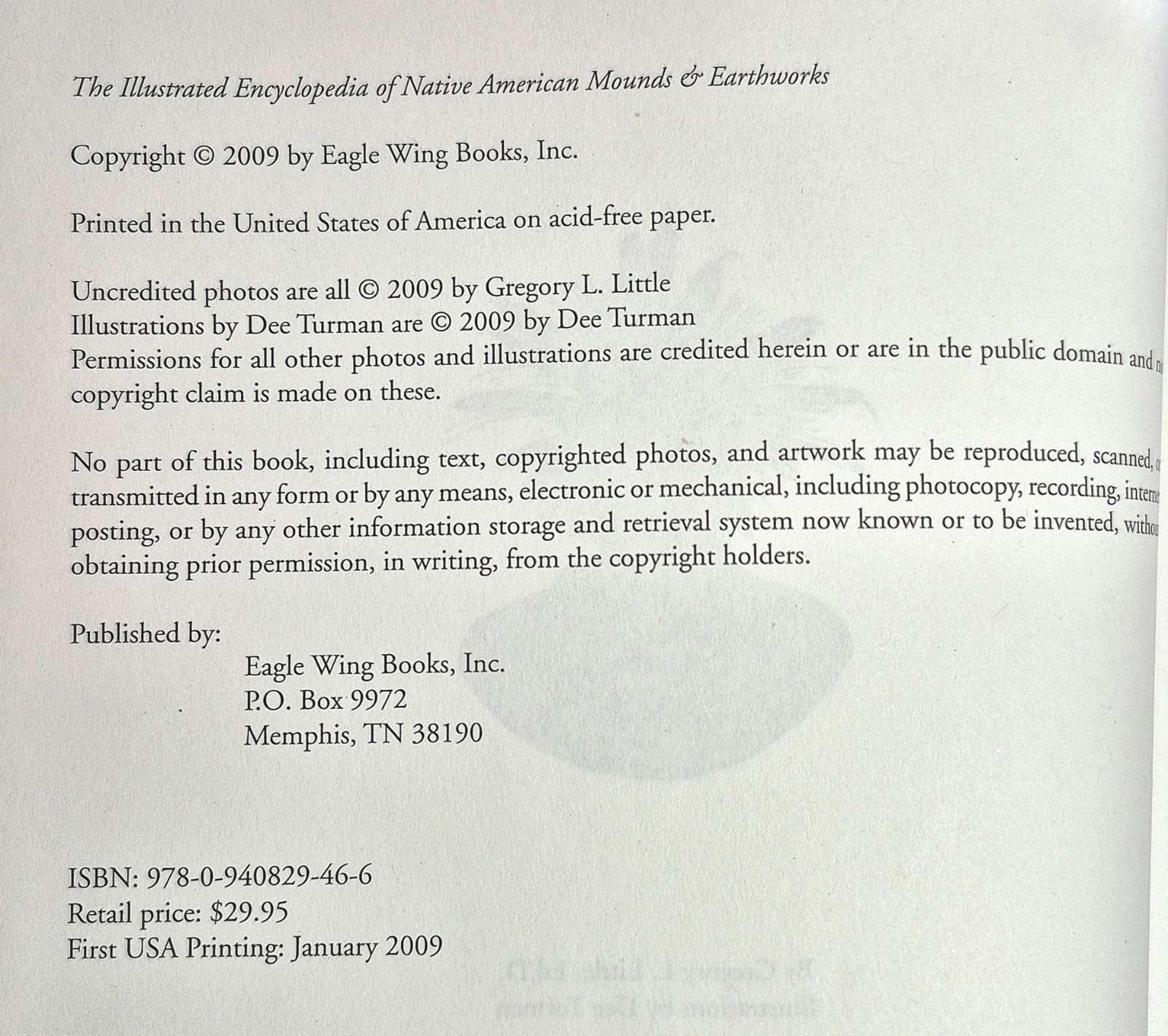 Illustrated Encyclopedia of Native American Indian Mounds & Earthworks (2009)