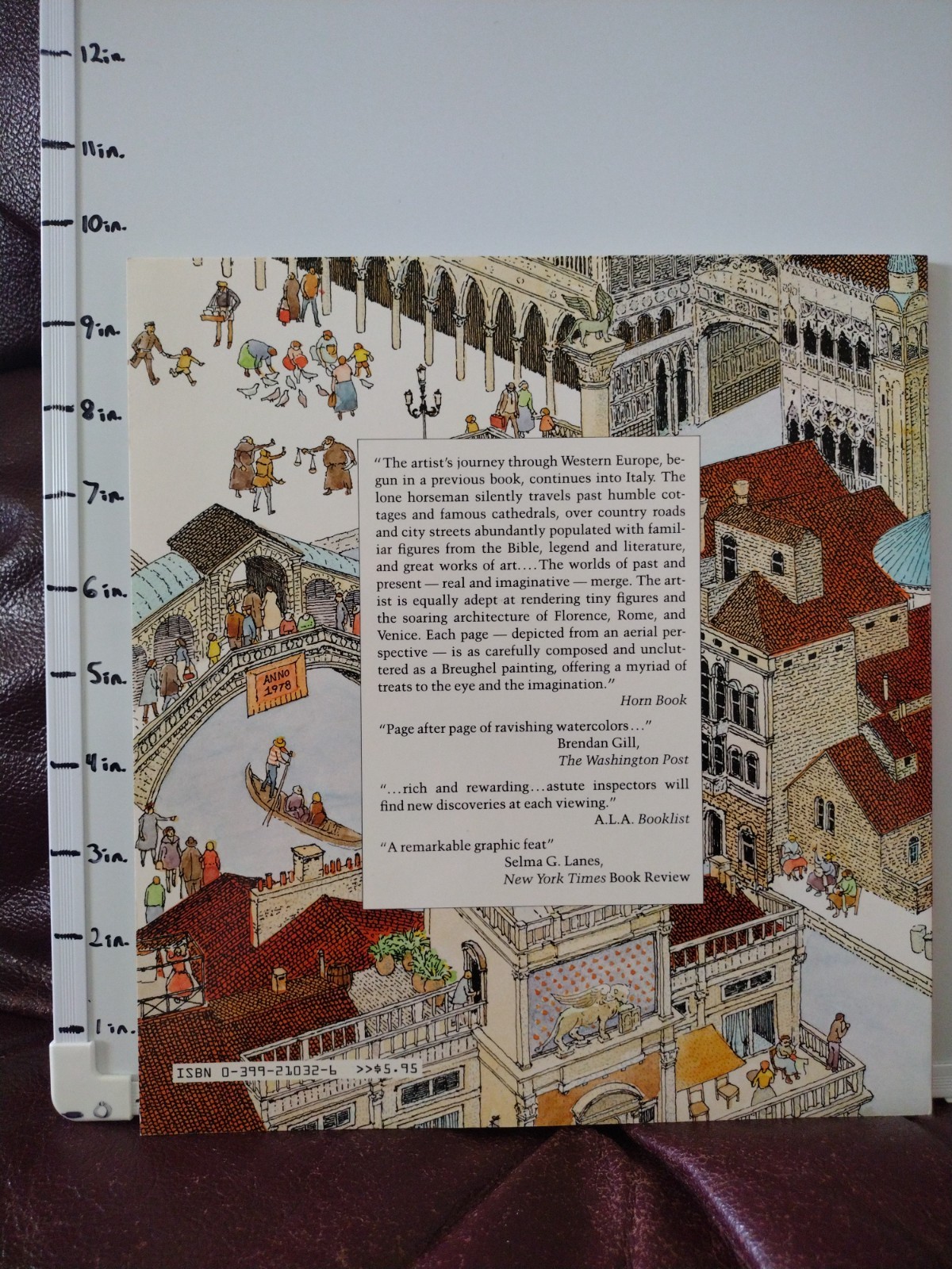 Anno’s Italy Philomel Books Review Copy 1984 Mitsumasa Anno 2nd Printing in Pape