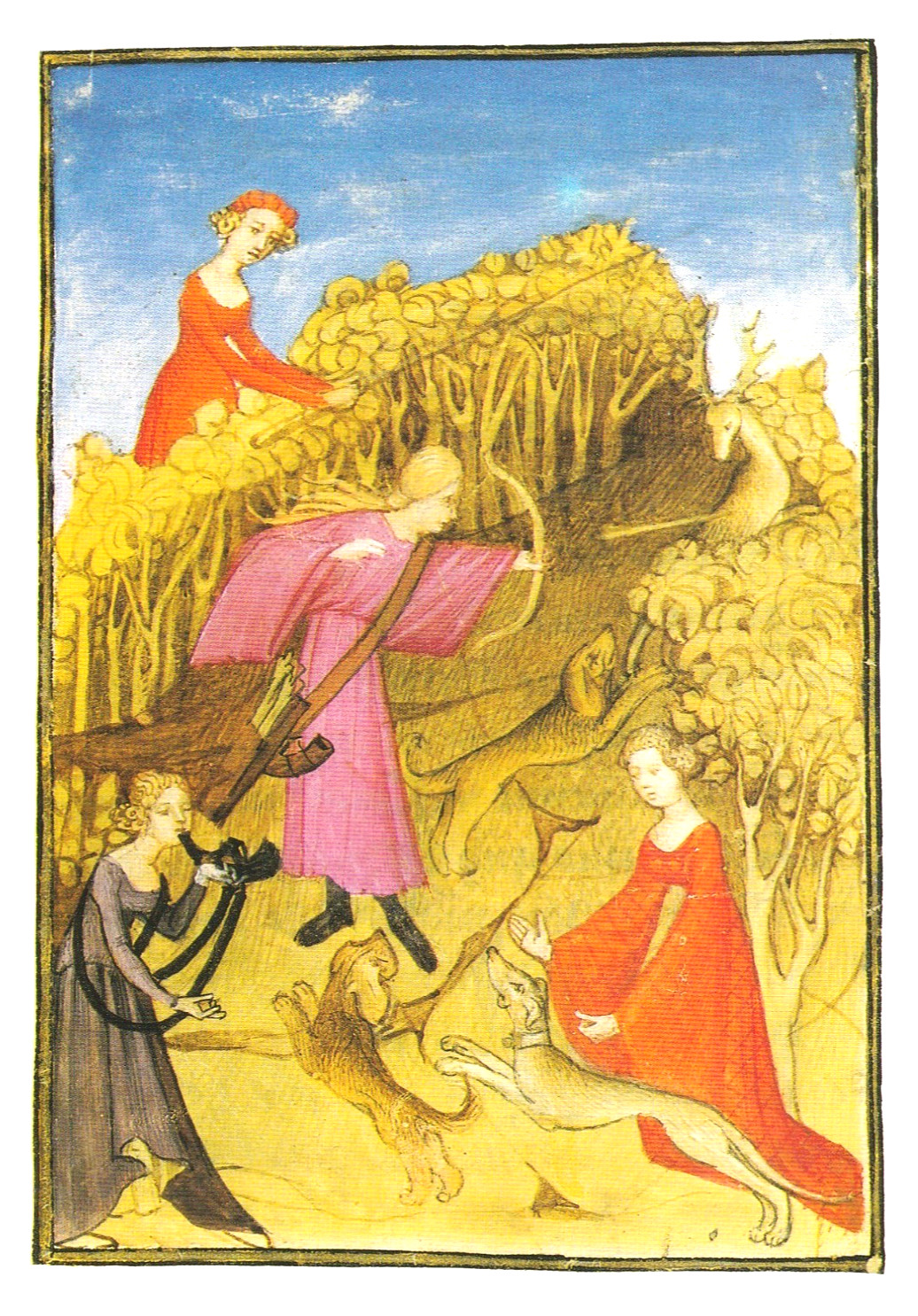 The Medieval Woman, An Illuminated Book of 30 Postcards, by Sally Fox, Art Book